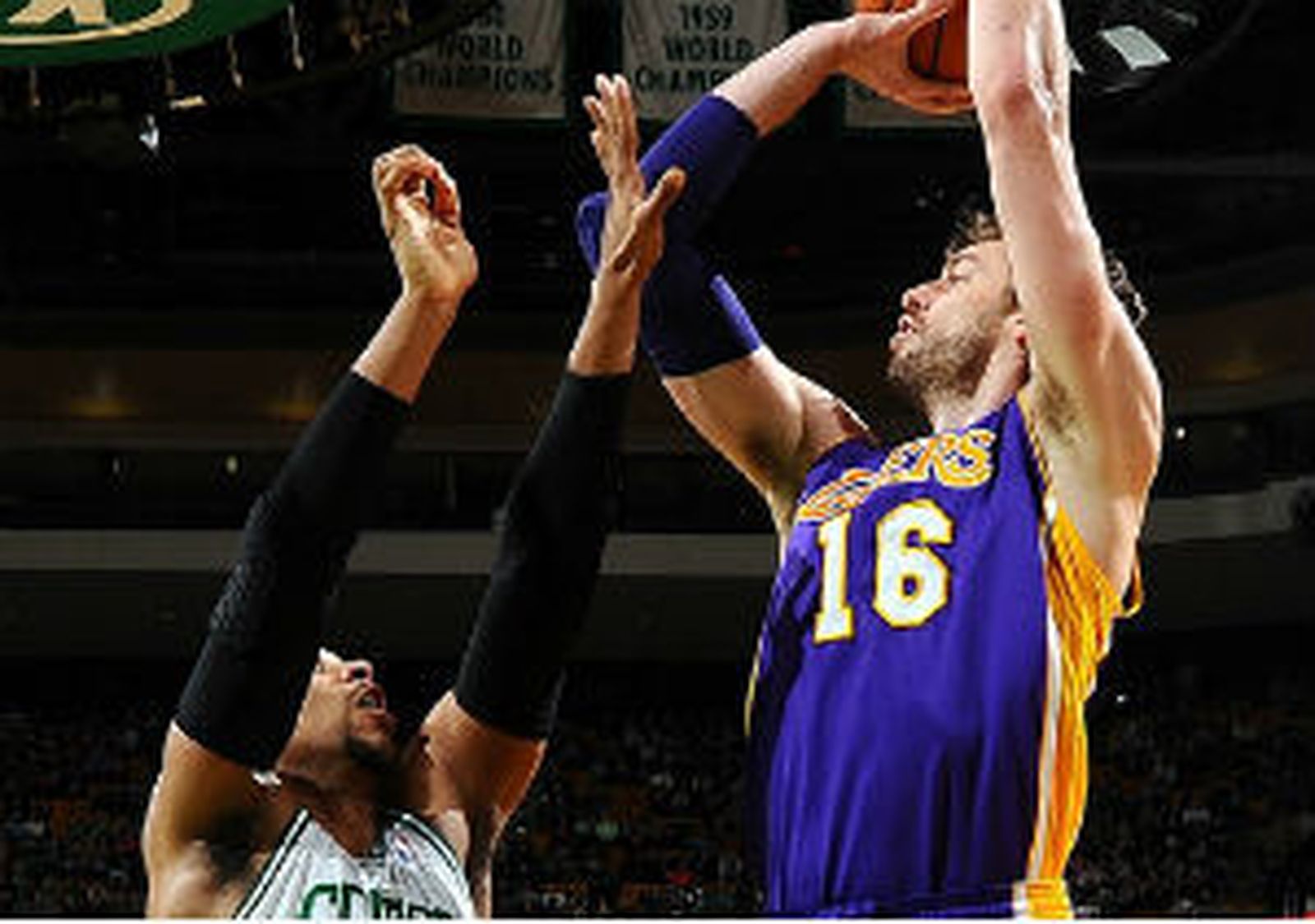 Pau Gasol, ante los Celtics