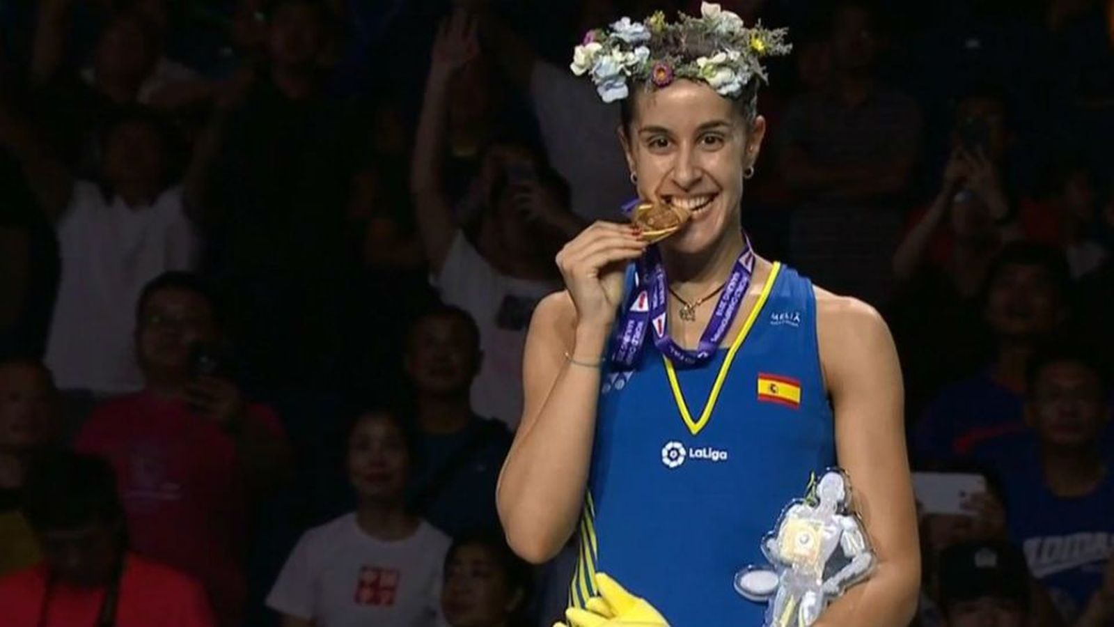 Carolina Marín tricampeona del mundo de bádminton
