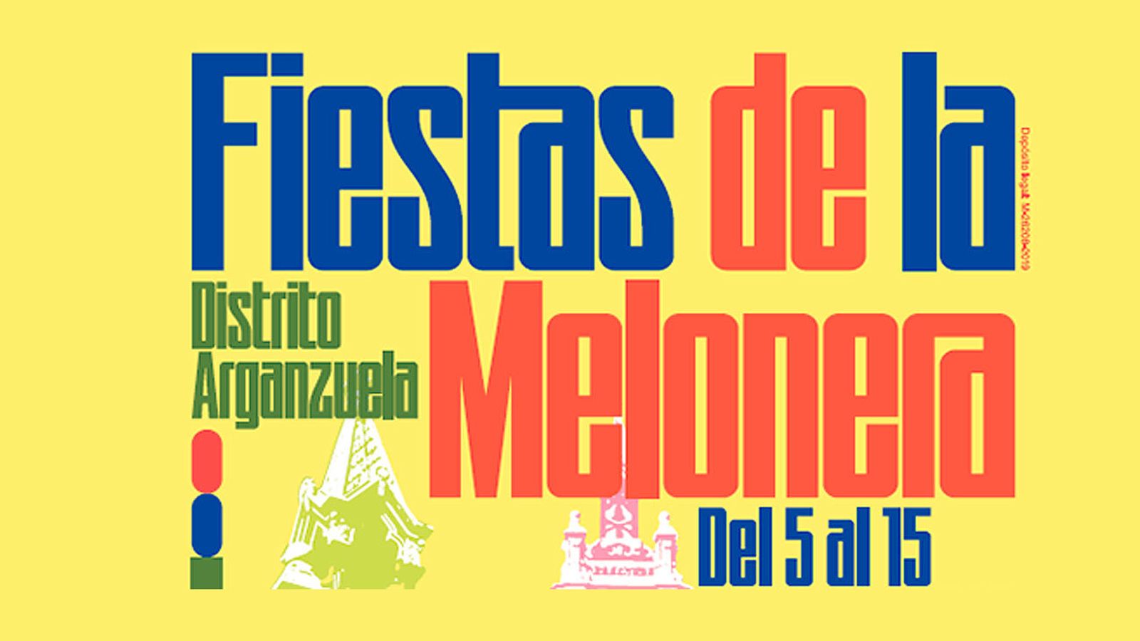 Cartel de las fiestas de la Melonera
