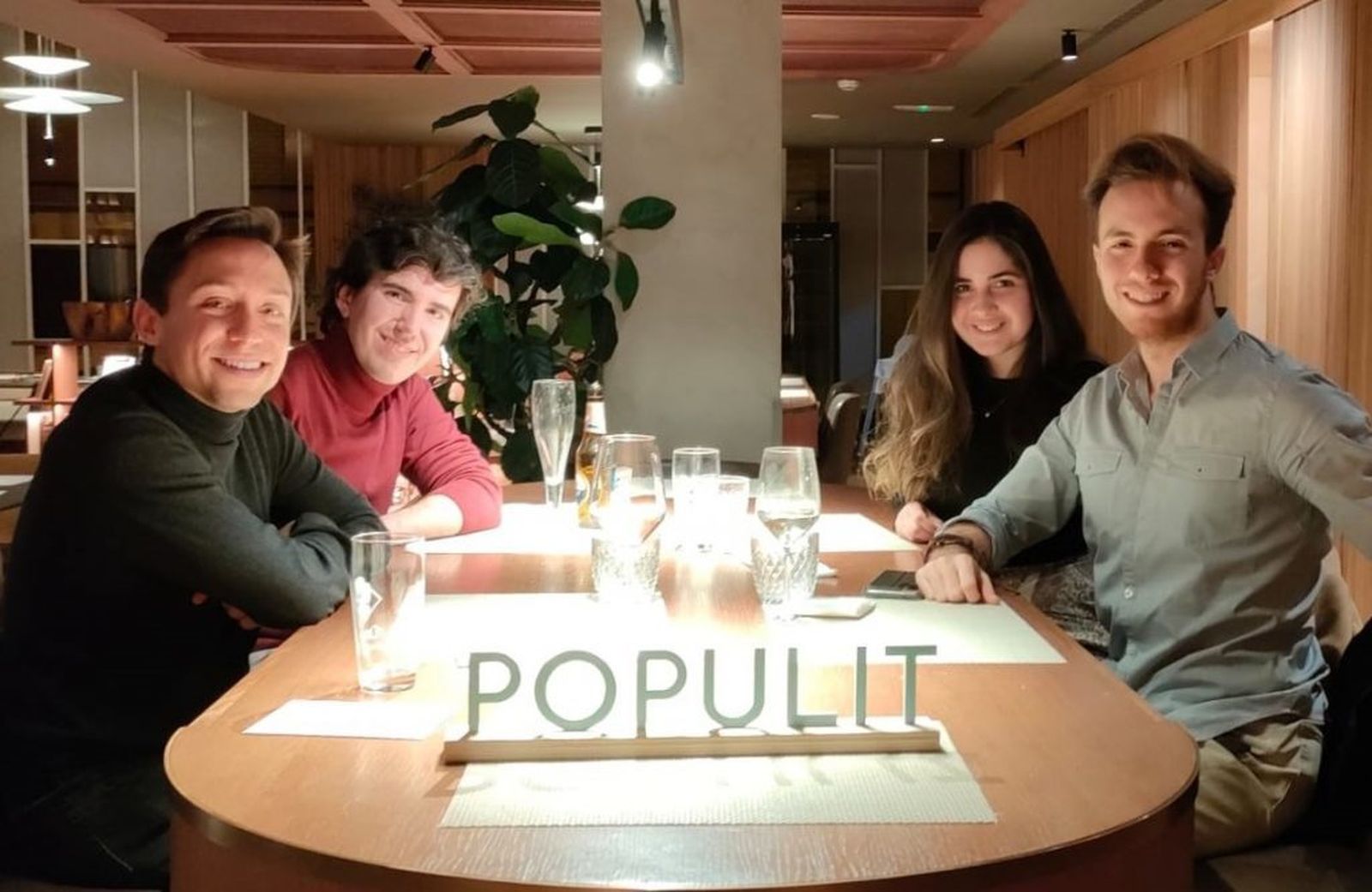 POPULIT,  la startup que conecta personas en entornos gastronómicos