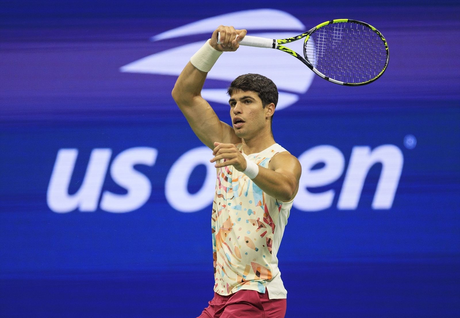 Carlos Alcaraz en el US Open a 29 de agosto de 2023