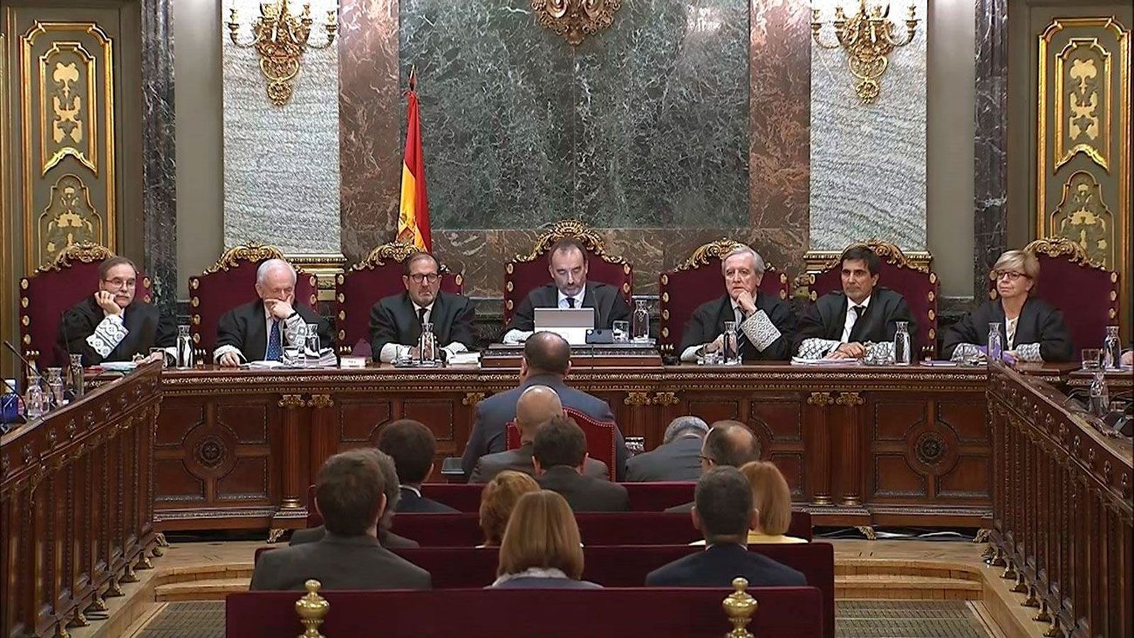 Visto para sentencia el juicio del  'procés'