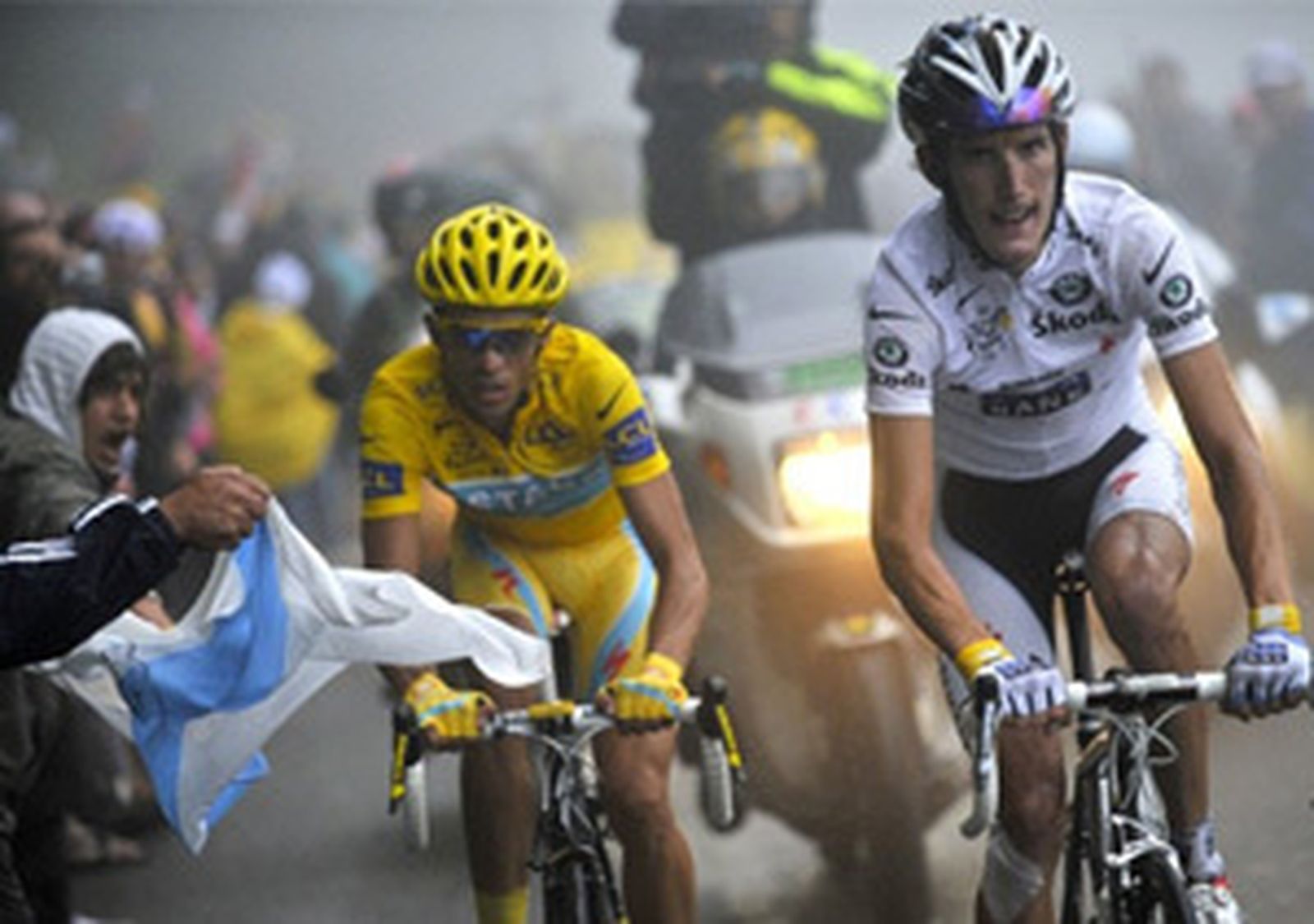 Contador resiste a Schleck en el Tourmalet