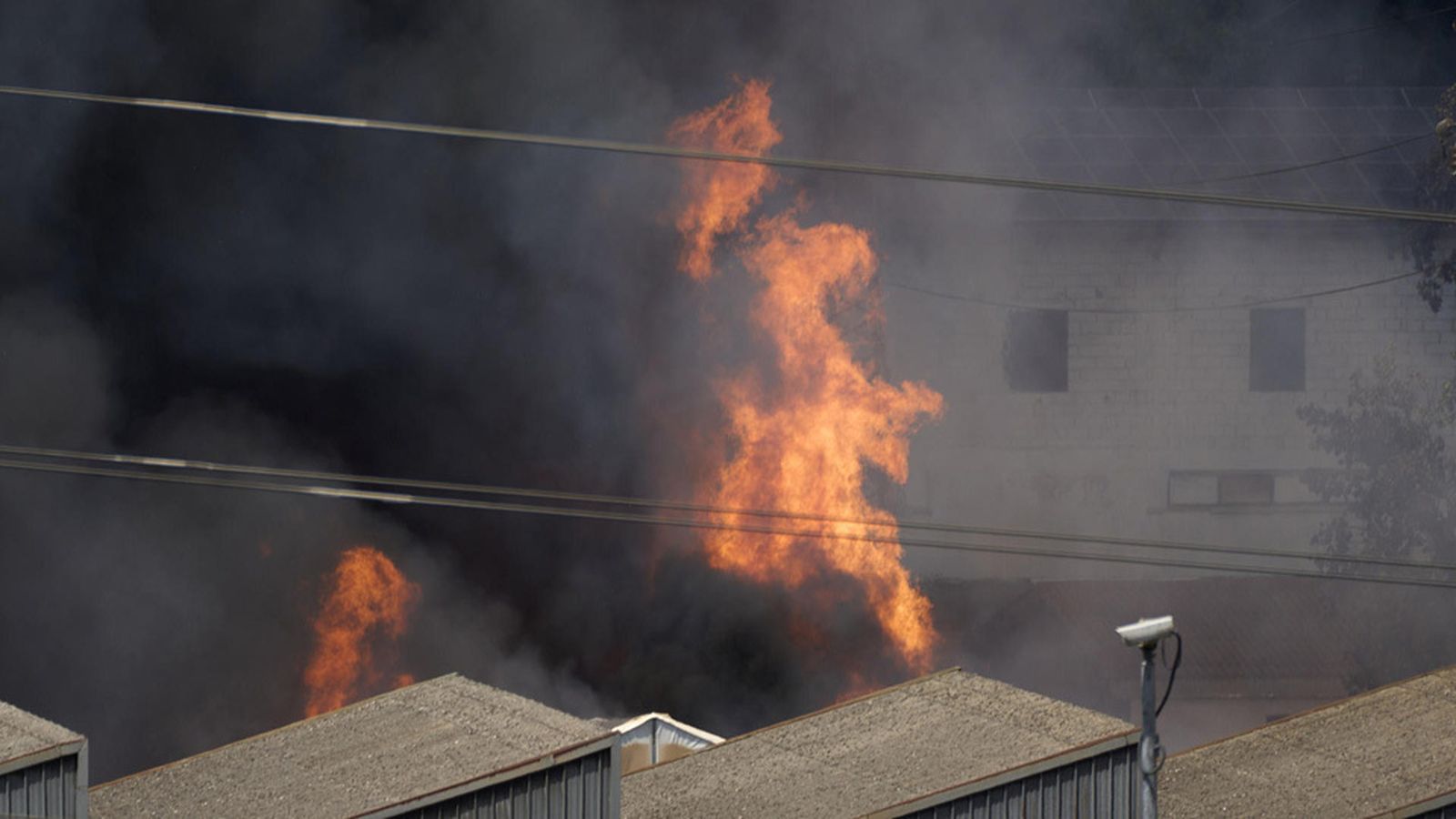 Incendio en Vitoria