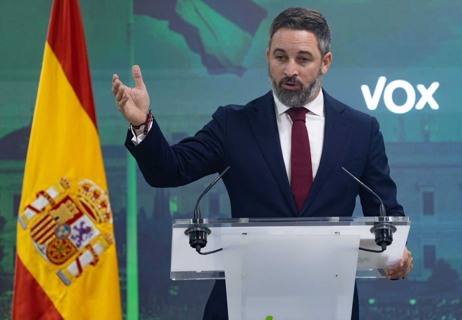 Abascal alerta de que "no hay nada ganado" porque Sánchez "es capaz de desoír" al TC