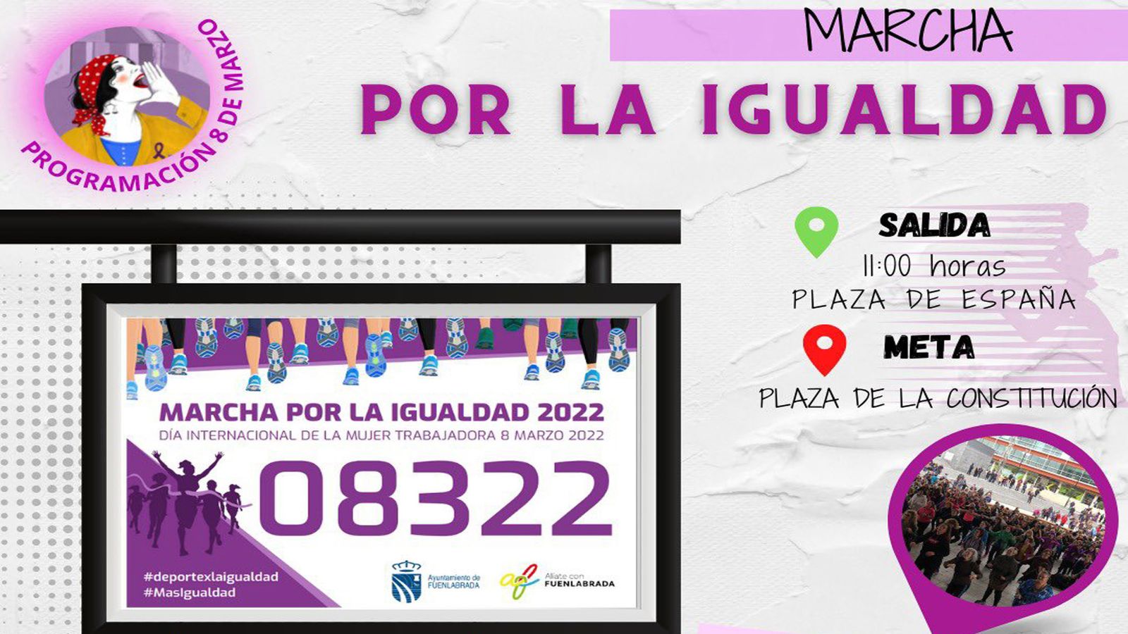 'Marcha por la igualdad' de Fuenlabrada