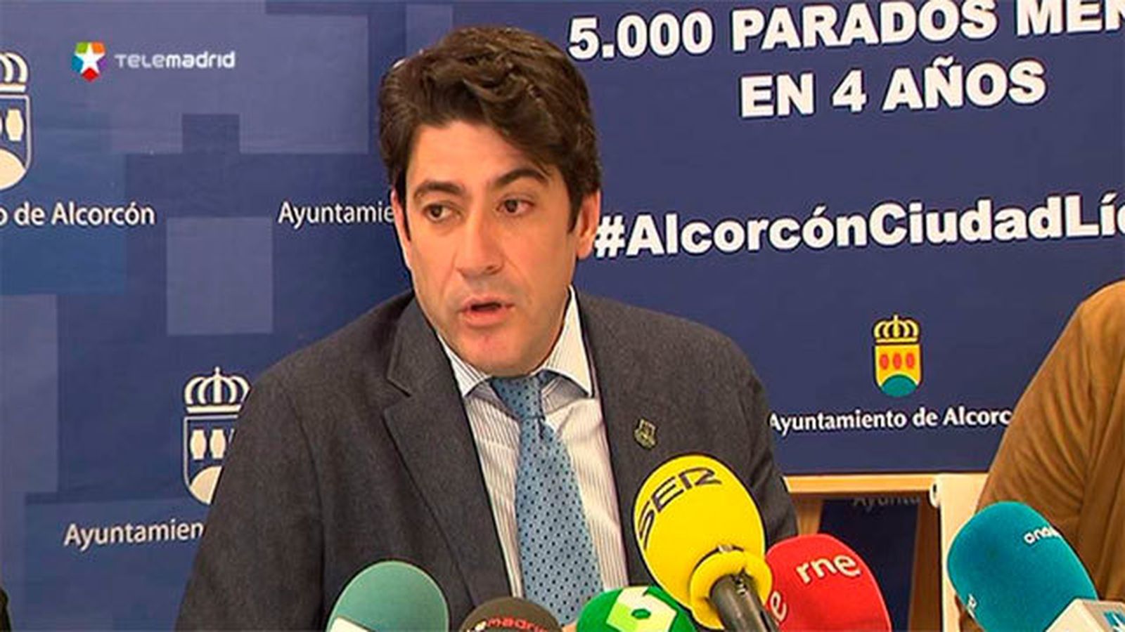David Pérez, alcalde de Alcorcón