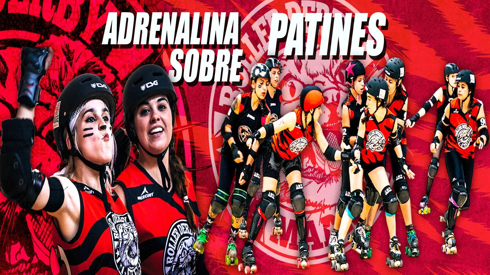 Patricia, la reina del Roller Derby Madrid