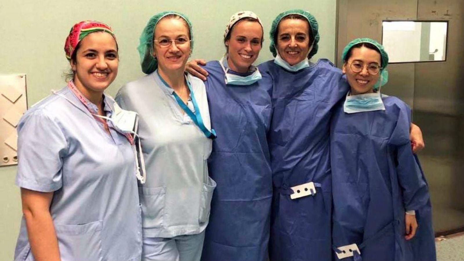 Personal del servicio de Oftalmología del Hospital Universitario de Torrejón