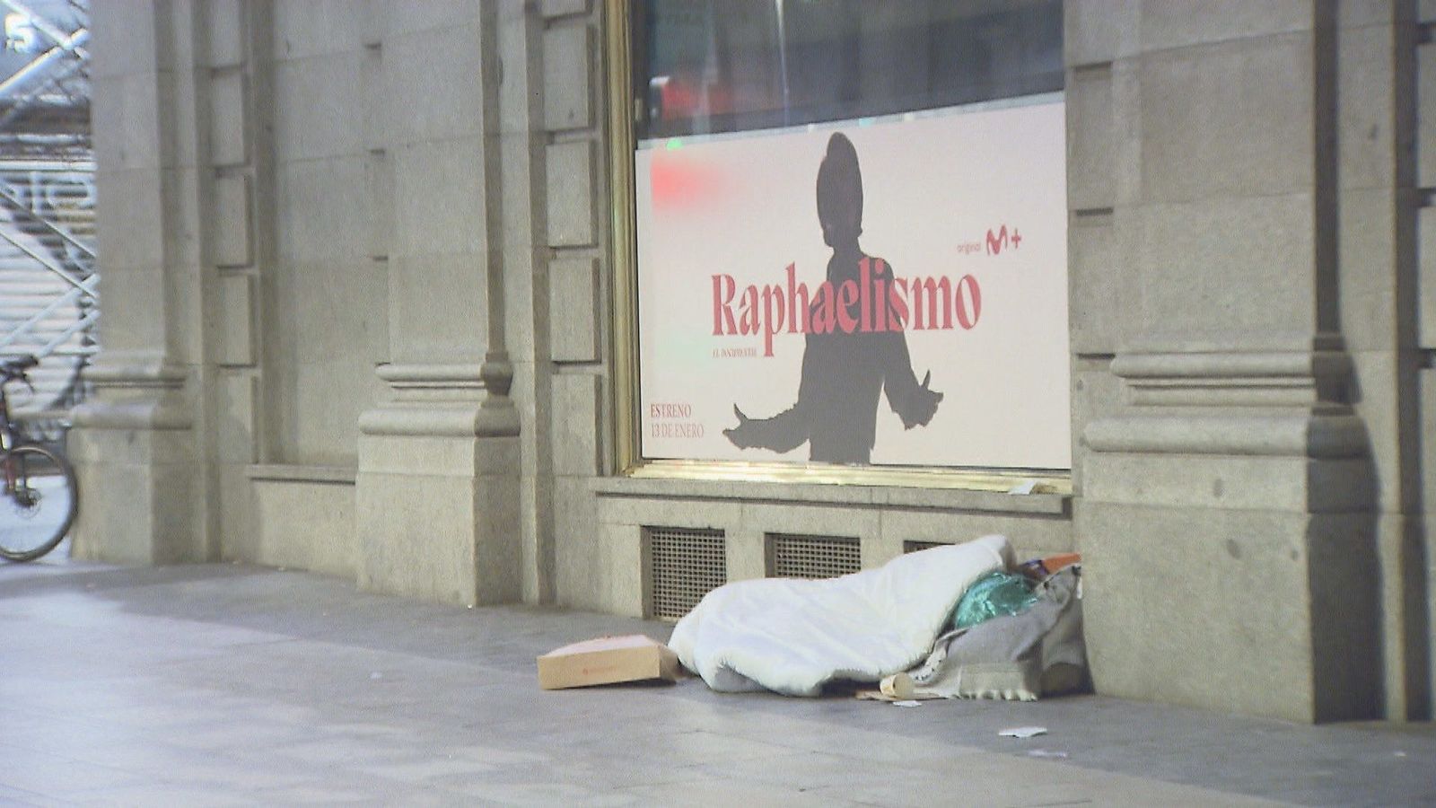 La pandemia agrava la situación de los ‘sin techo’ en la semana más fría del invierno en Madrid