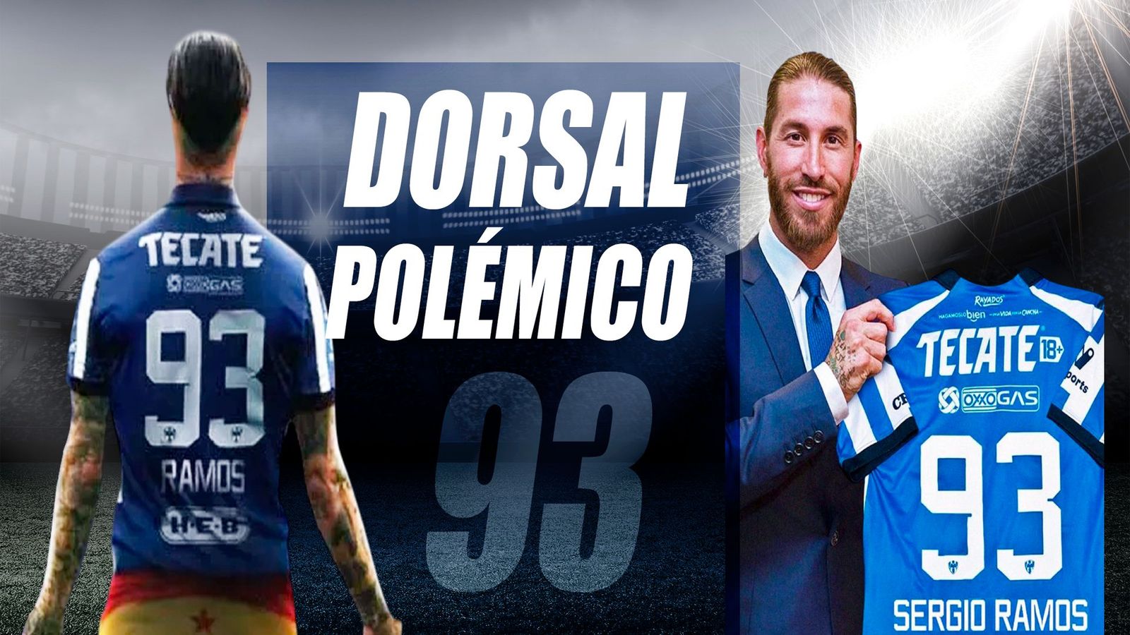 Sergio Ramos ficha por el Rayados de Monterrey y lucirá el 93 en su camiseta