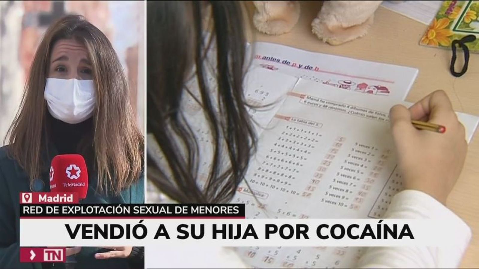Una de las menores liberada de la red de explotación sexual en Madrid fue vendida por su padre por dos bolsas de cocaína
