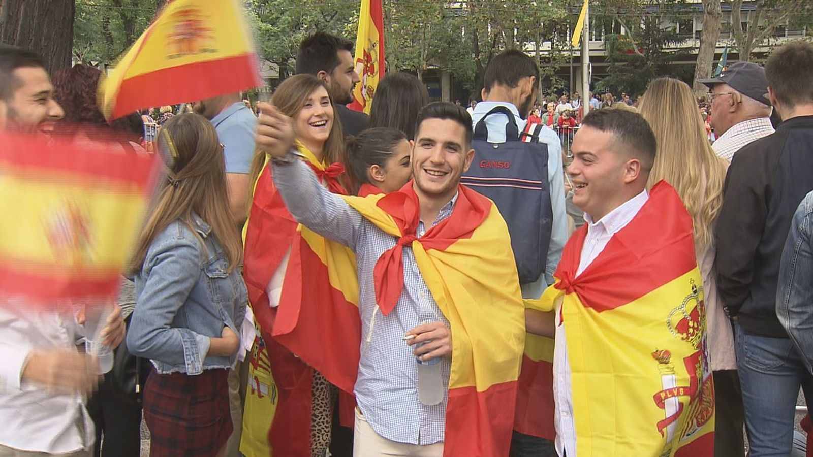Los madrileños, los protagonistas del Día de la Fiesta Nacional