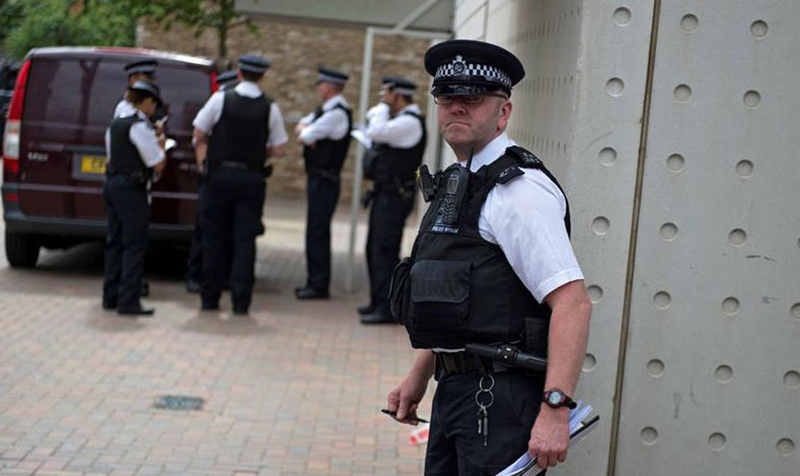 Policías británicos