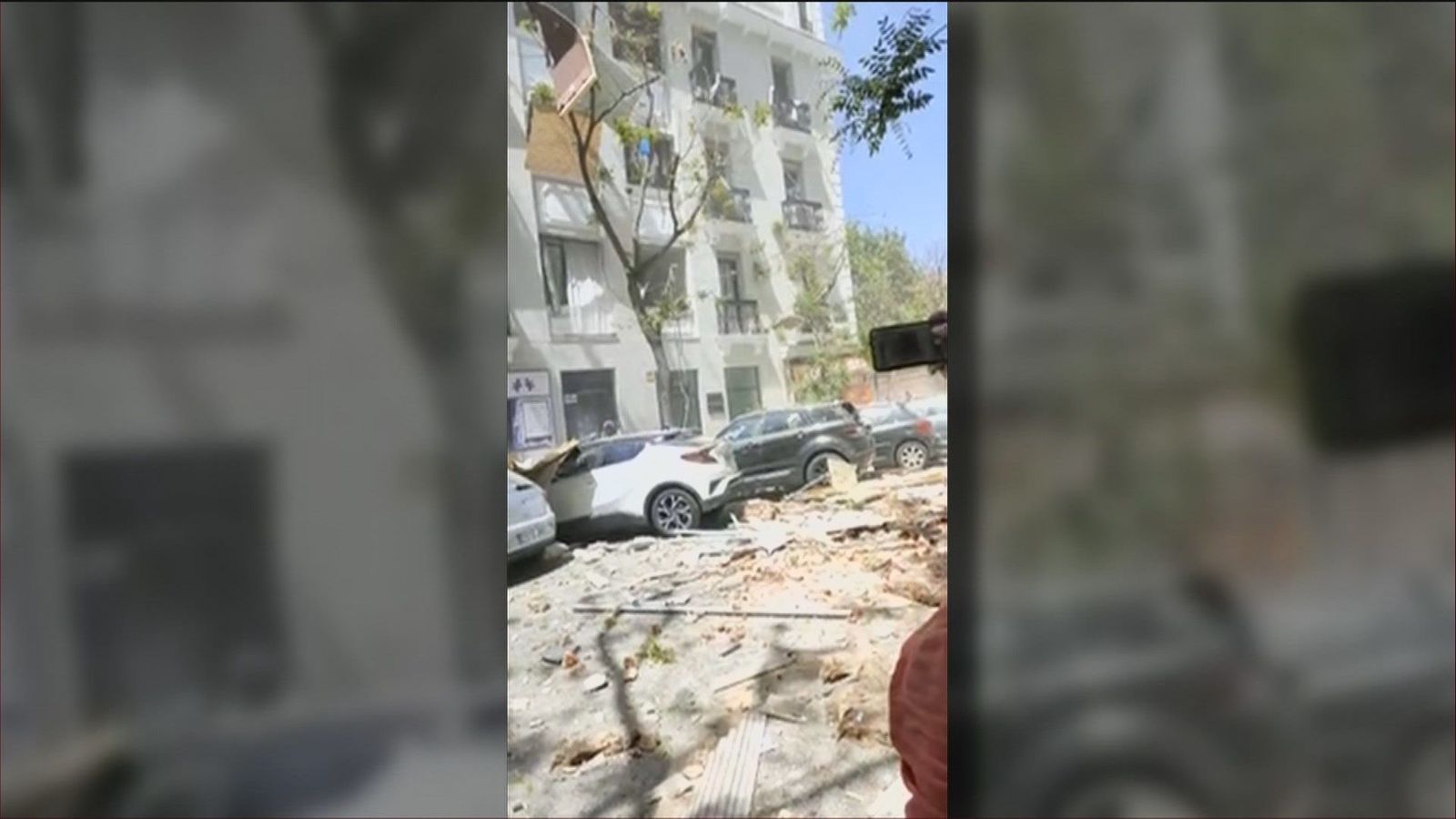Así fueron los primeros minutos tras la explosión del edificio de General Pardiñas