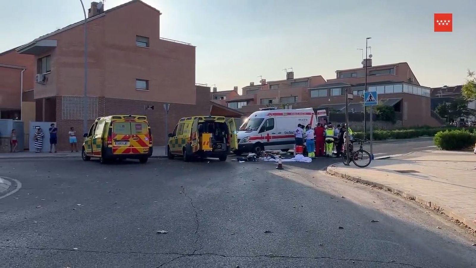 Accidente bici Arroyomolinos