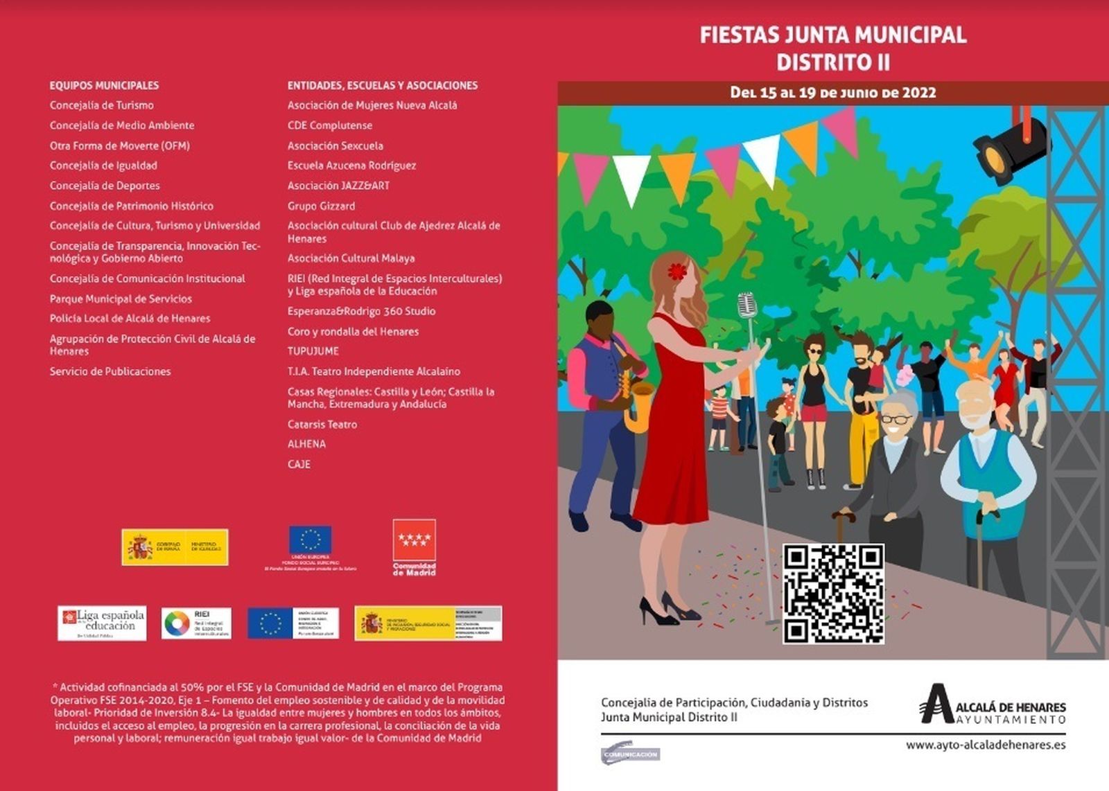 Las Fiestas del Distrito II de Alcalá de Henares recuperan las rutas culturales y las representaciones teatrales