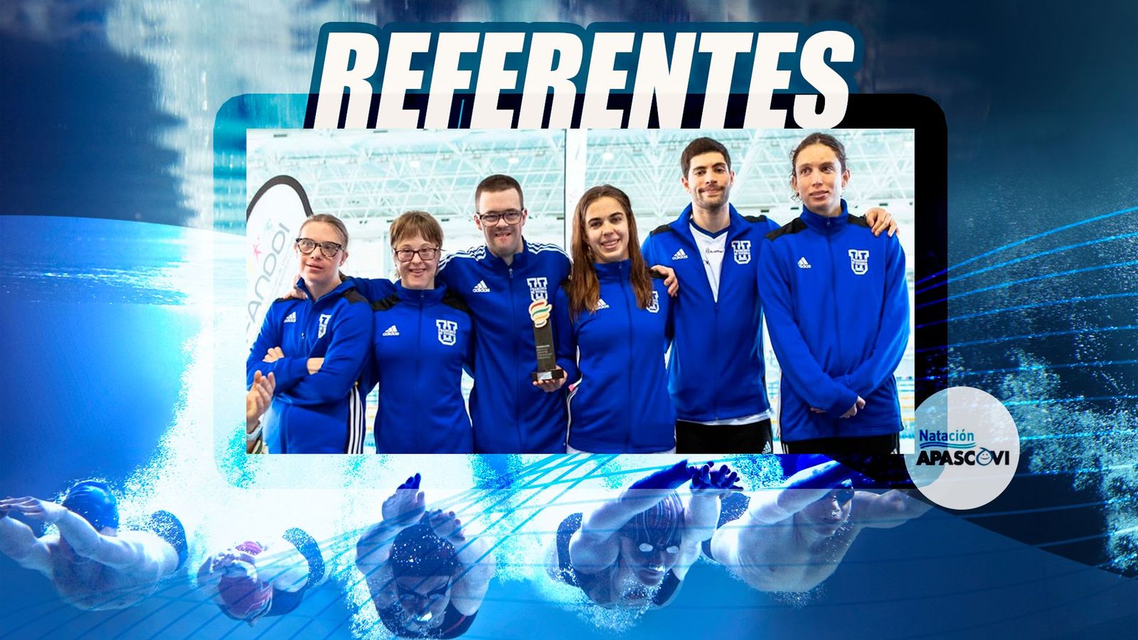 Los 'campeones' de Apascovi, un club de natación adaptada de Pozuelo