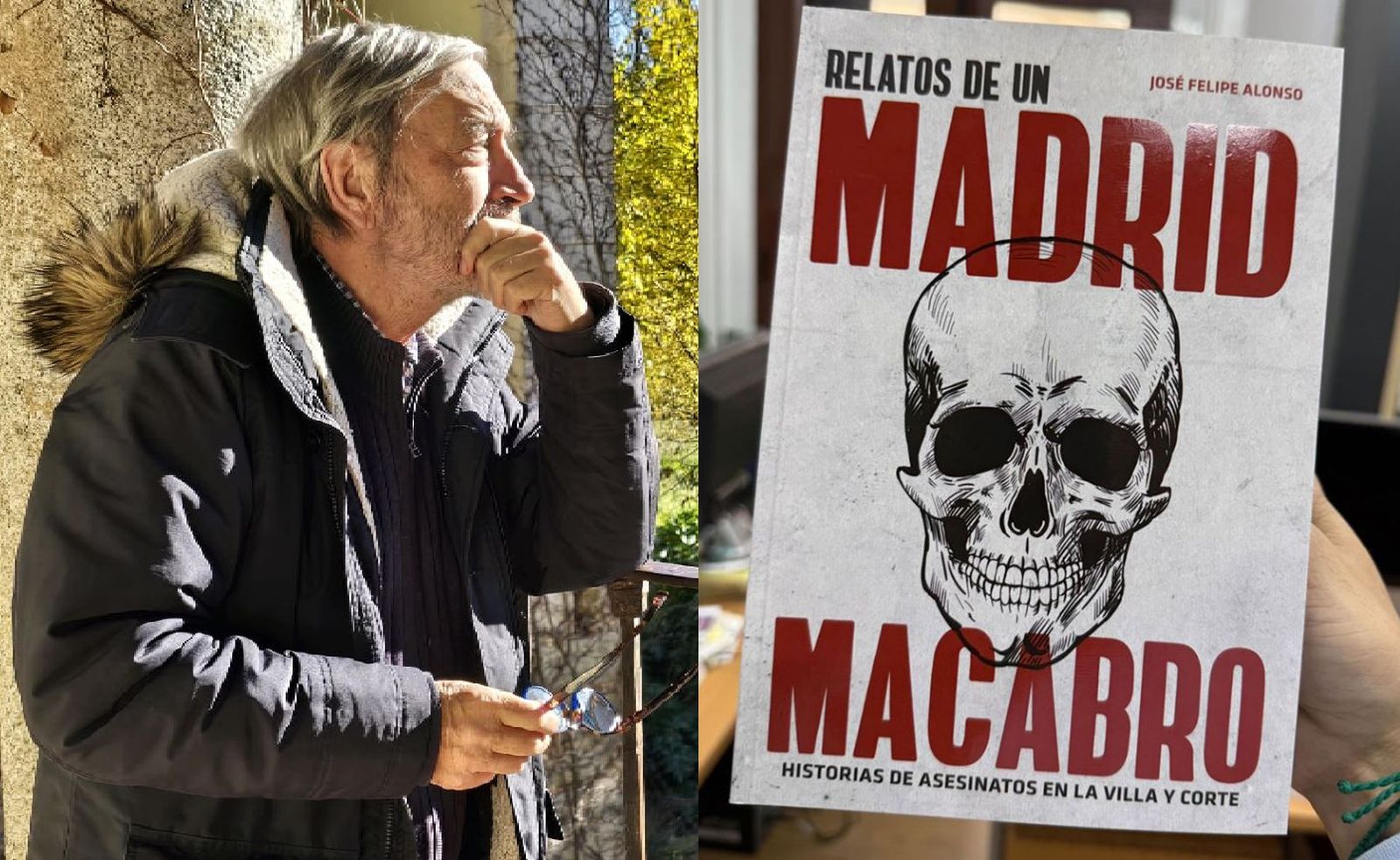 El escritor Felipe Alonso, autor de 'Relatos de un Madrid Macabro'
