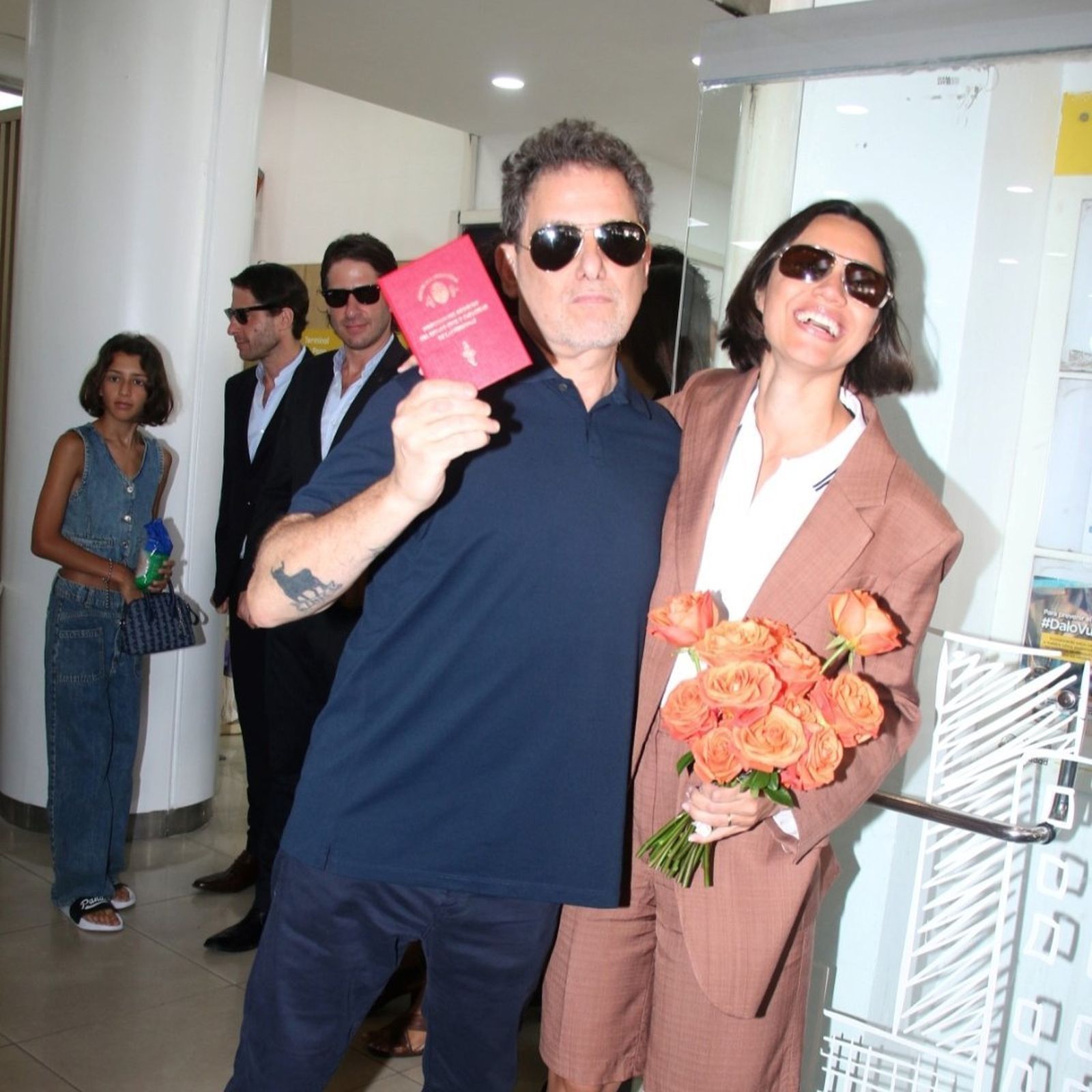 Andrés Calamaro y Natali Franco