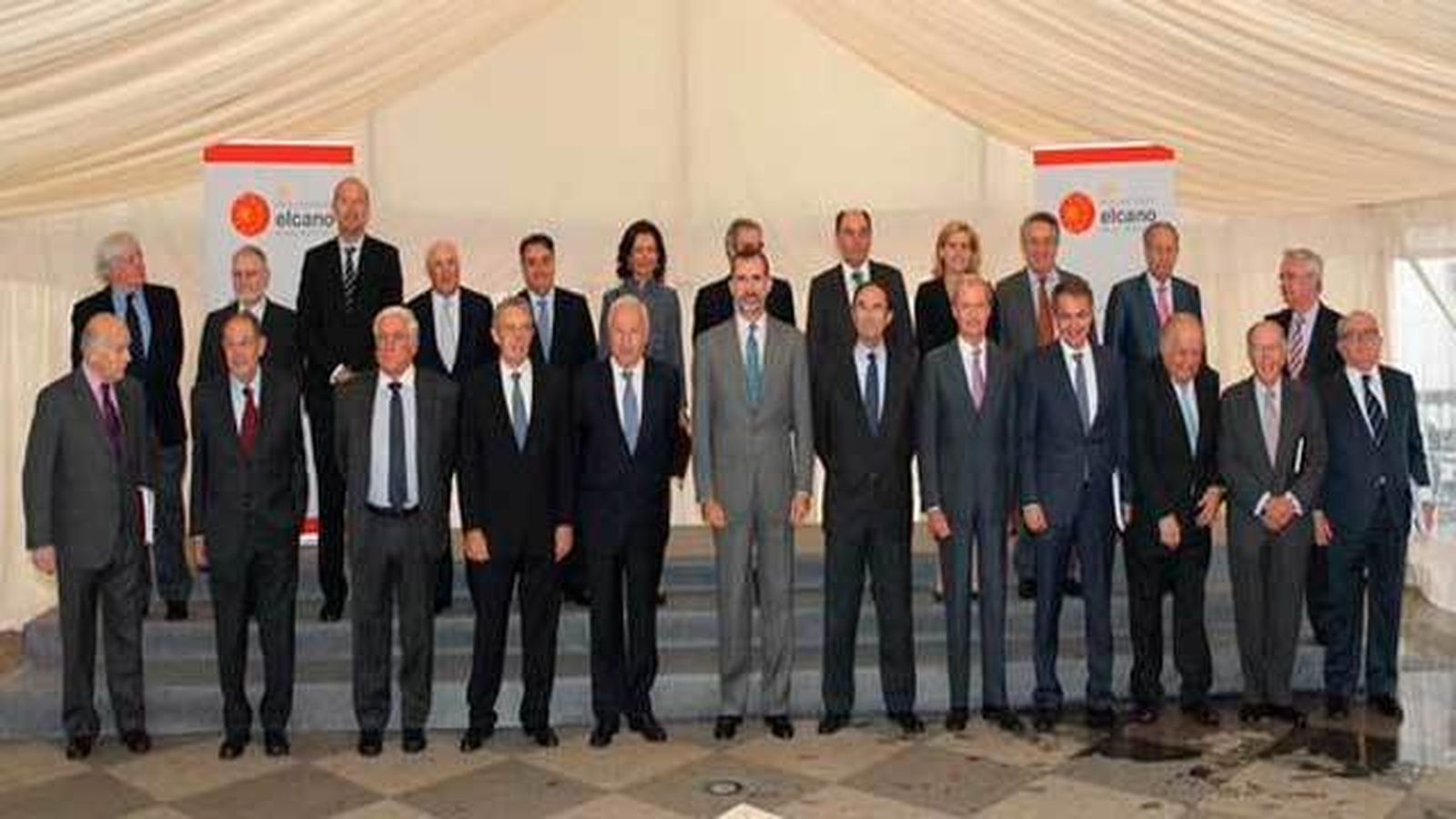 El rey con el patronato del Instituto Elcano