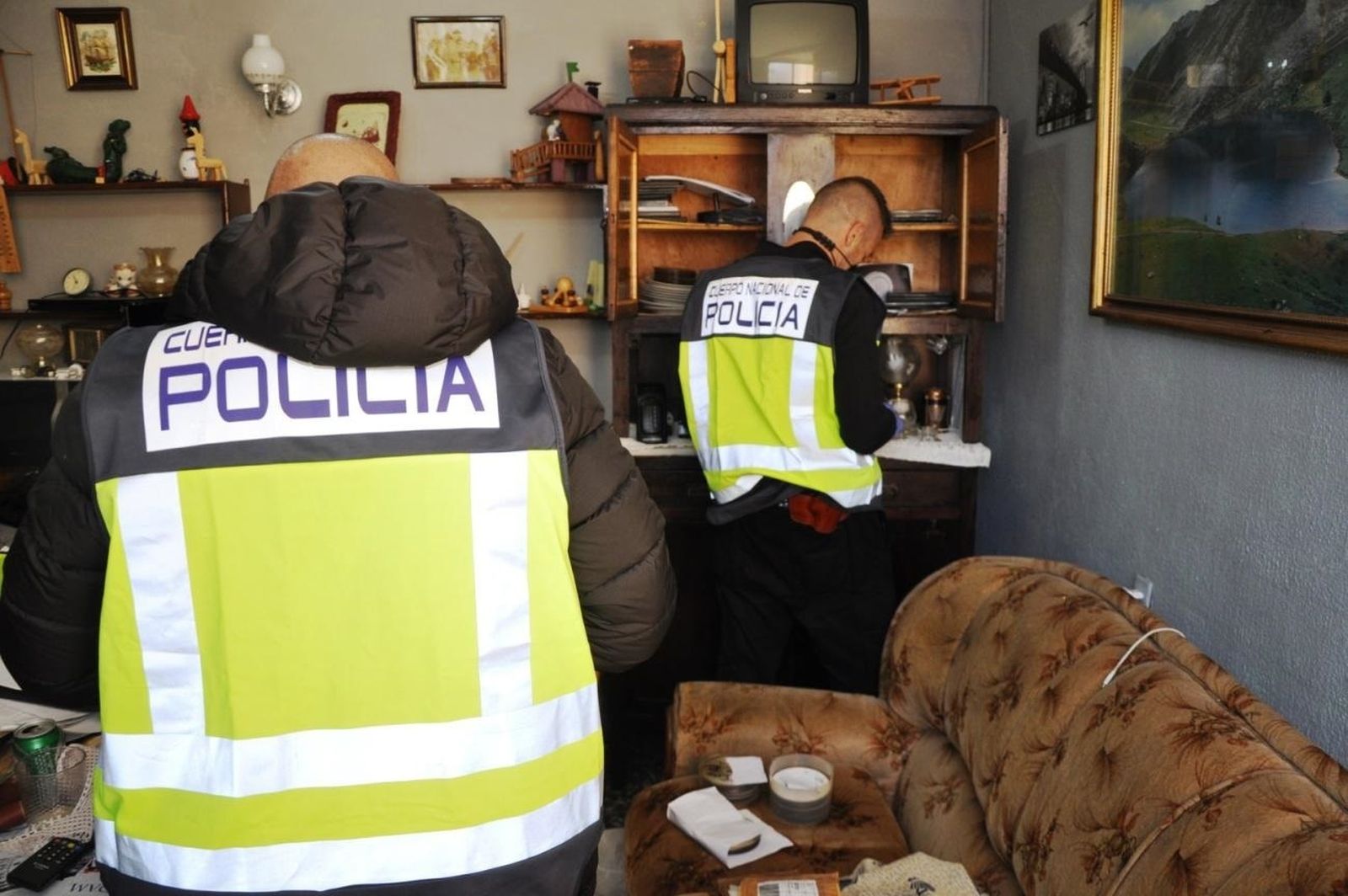 Imagen de un registro de la Policía Nacional