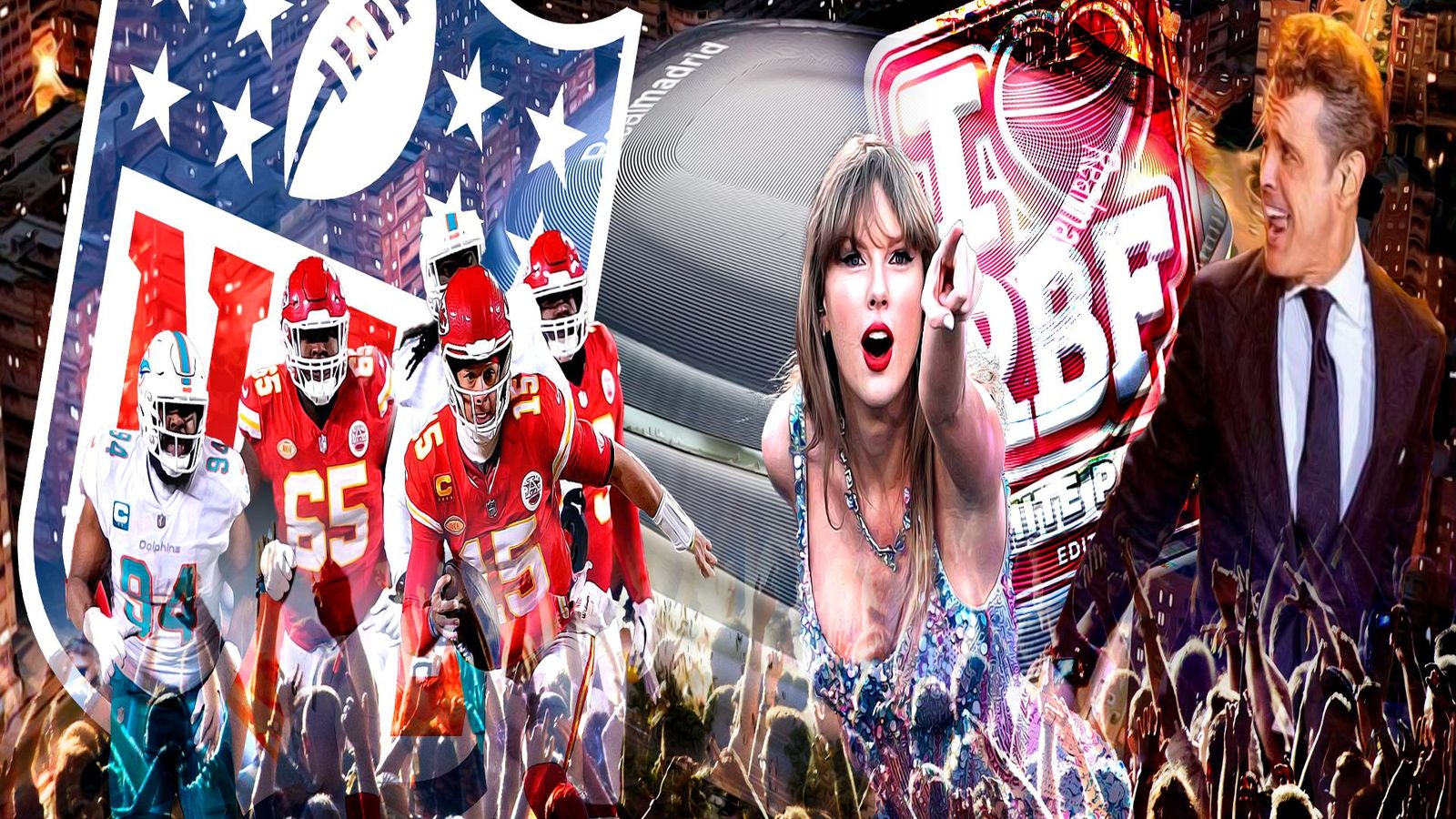Un Bernabéu polivalente: Fútbol, NFL, artes marciales mixtas, conciertos...