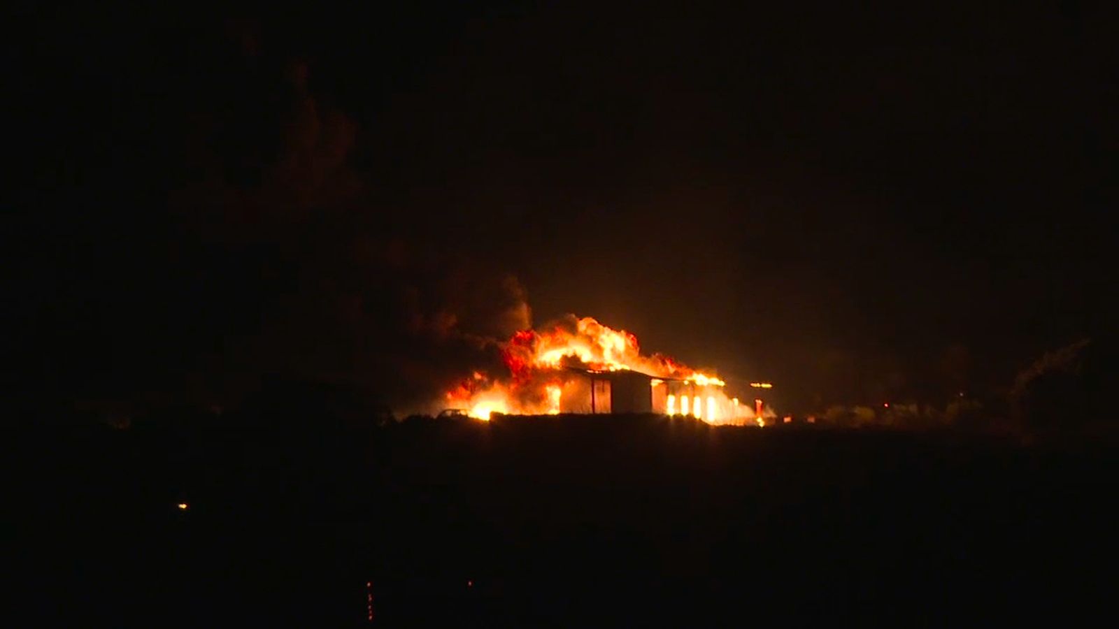 Incendio en Villa del Prado