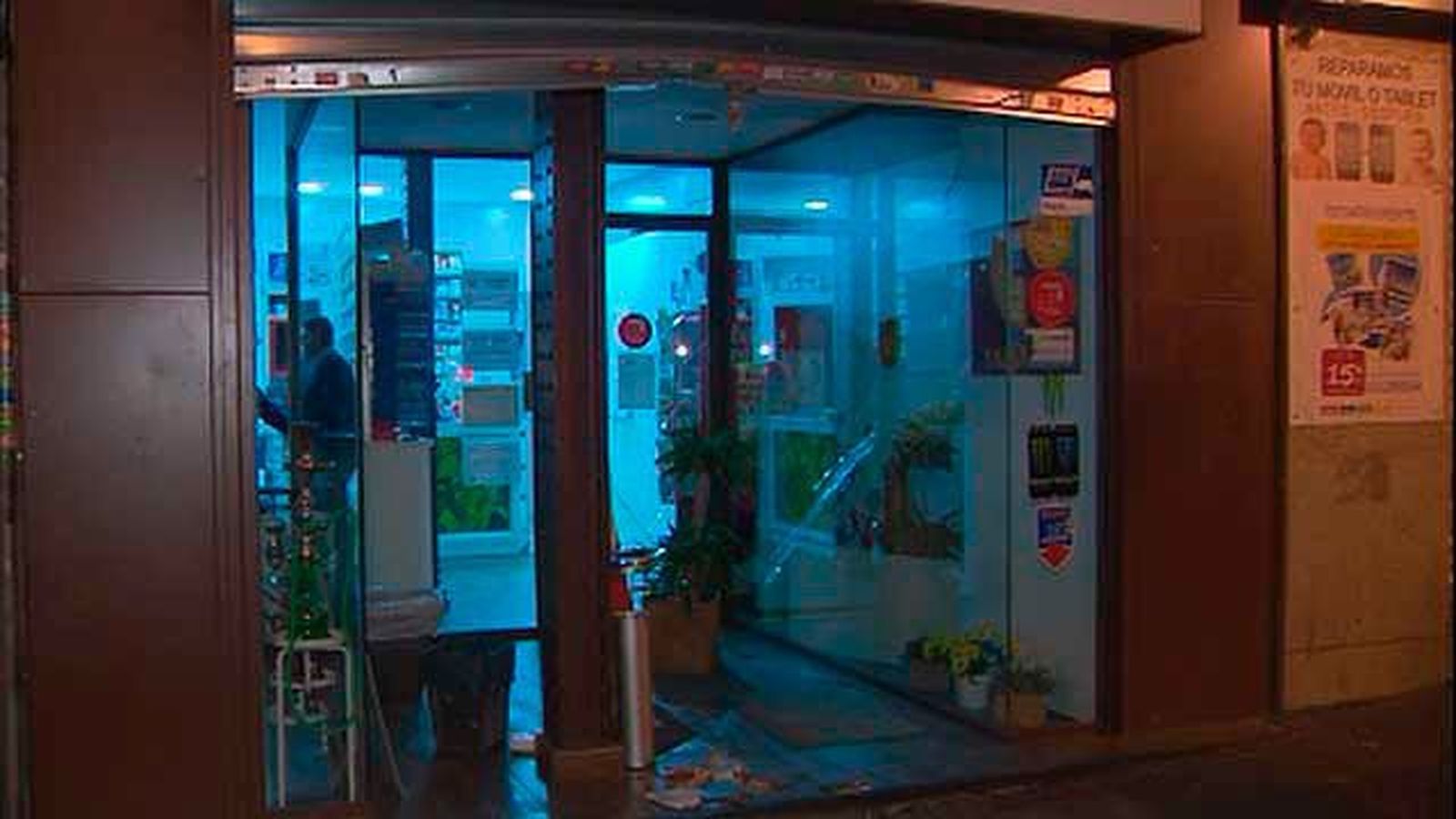 Roban en un estanco de Delicias