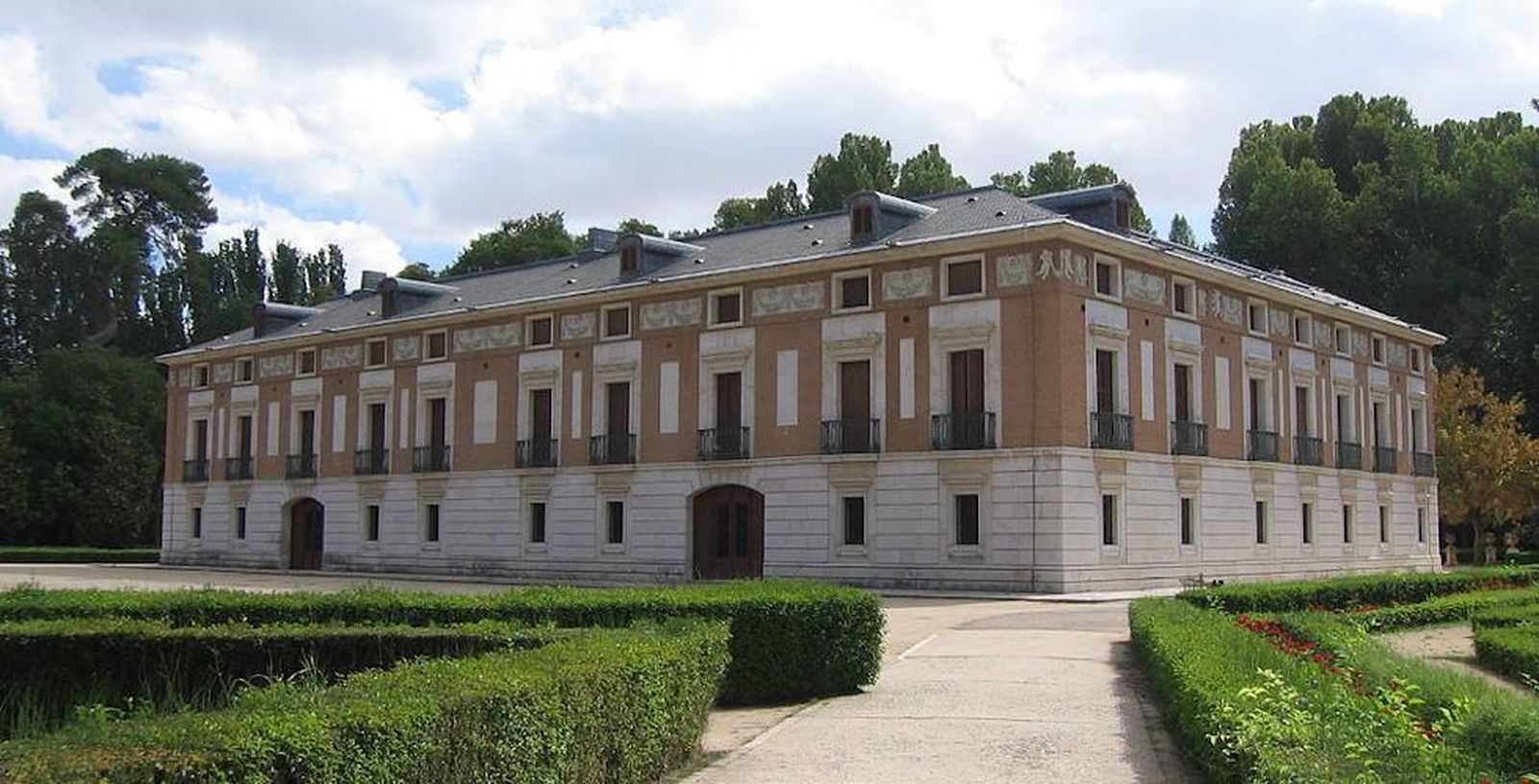Exterior de la Casa del Labrador, en el Real Sitio de  Aranjuez