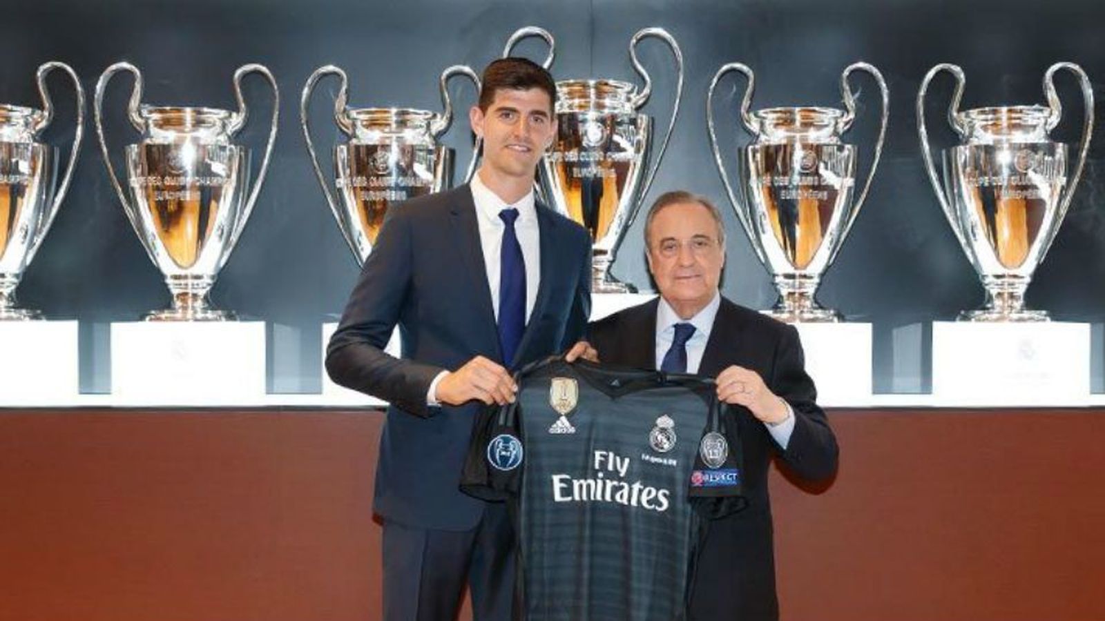 Courtois: "Cumplo un sueño que tenía desde pequeño"