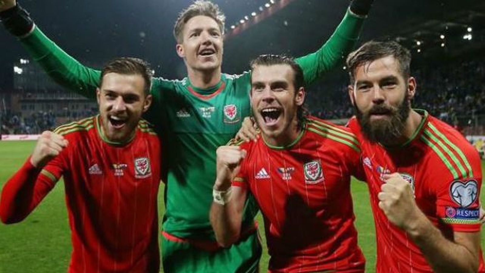 Gales, Alemania, Polonia, Italia, Albania, Rumania y Bélgica, a la Eurocopa