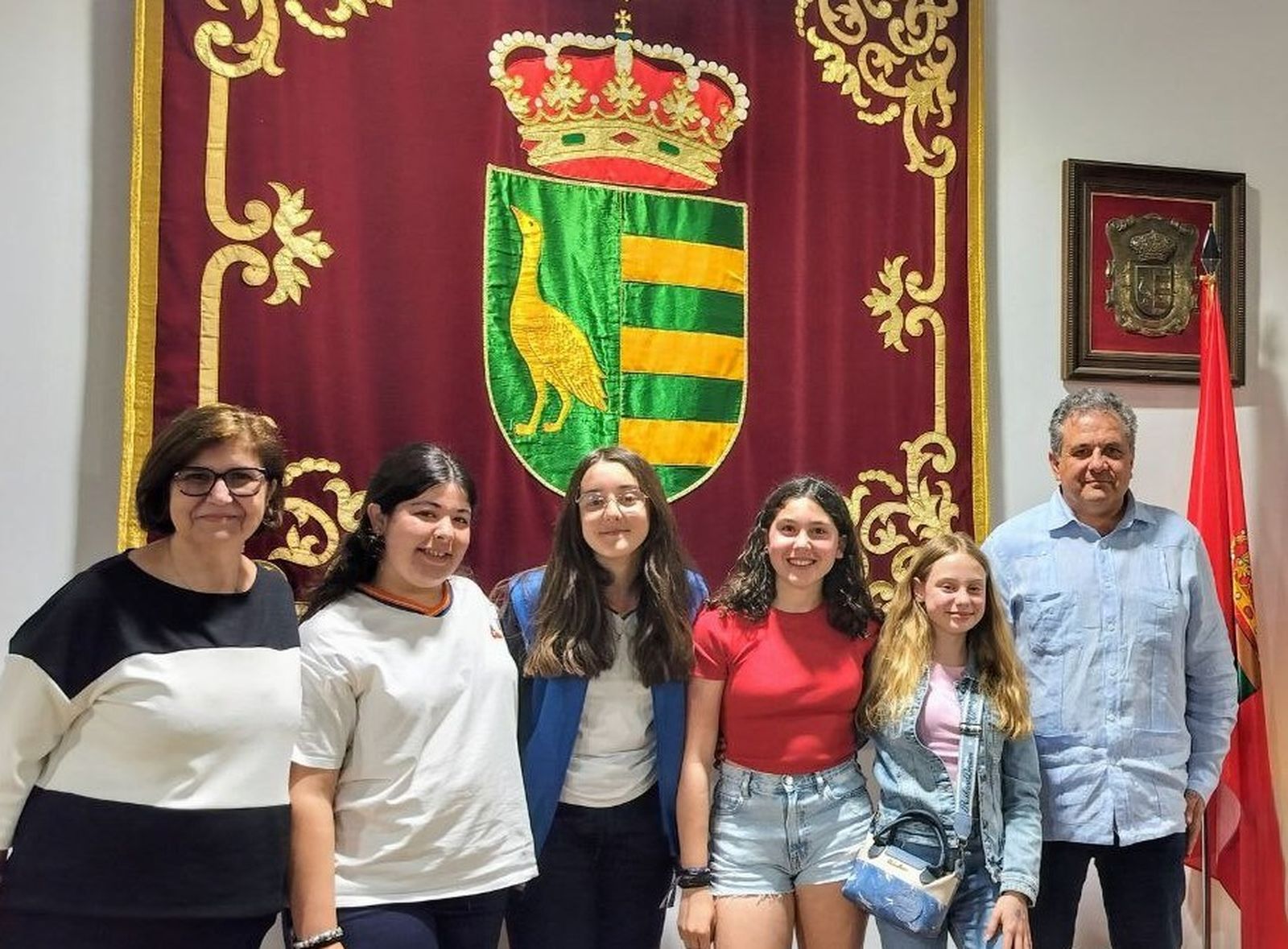 Las cuatro nuevas representantes parleñas en UNICEF España, recibidas en el Ayuntamiento