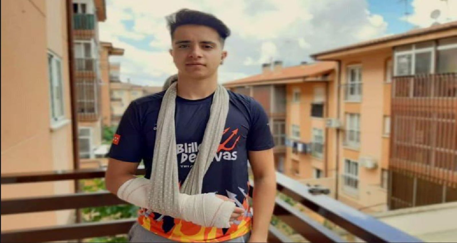 Sergio Muñoz, del Club Triatlón Diablillos de Rivas