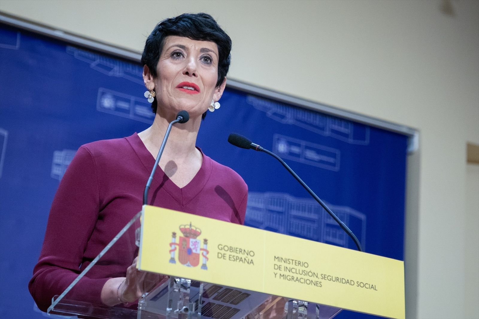 Elma Saiz, Ministra de Inclusión, Seguridad Social y Migración