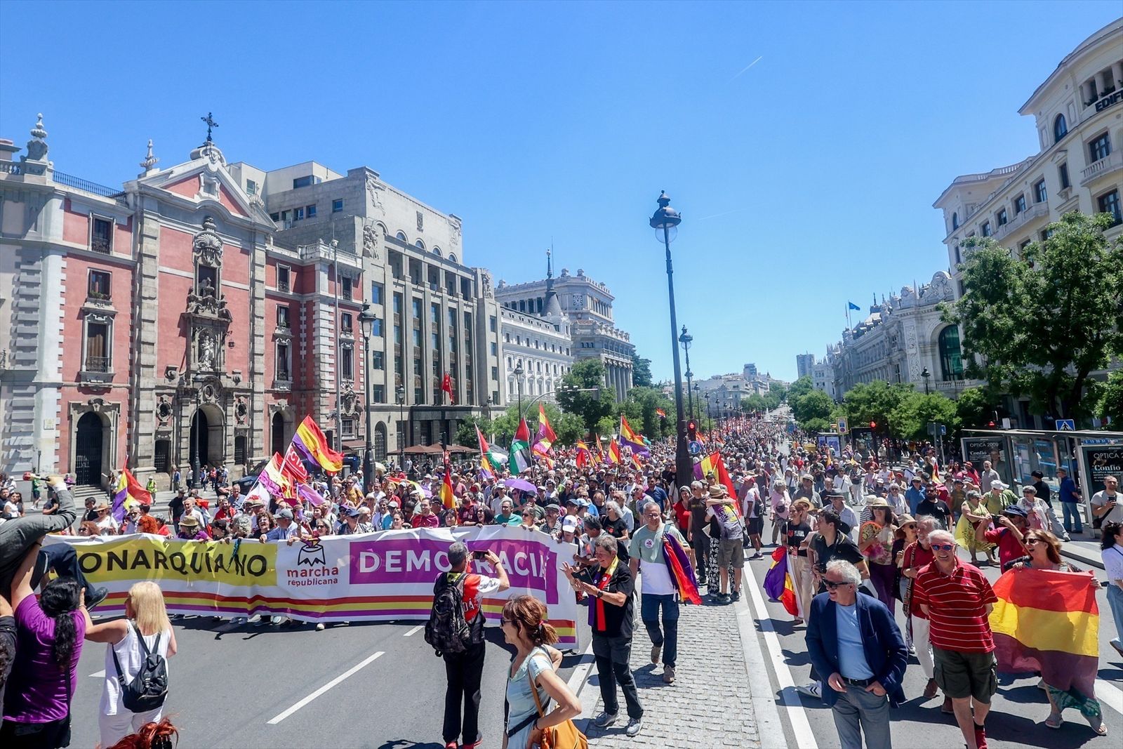Manifestación republicana en Madrid