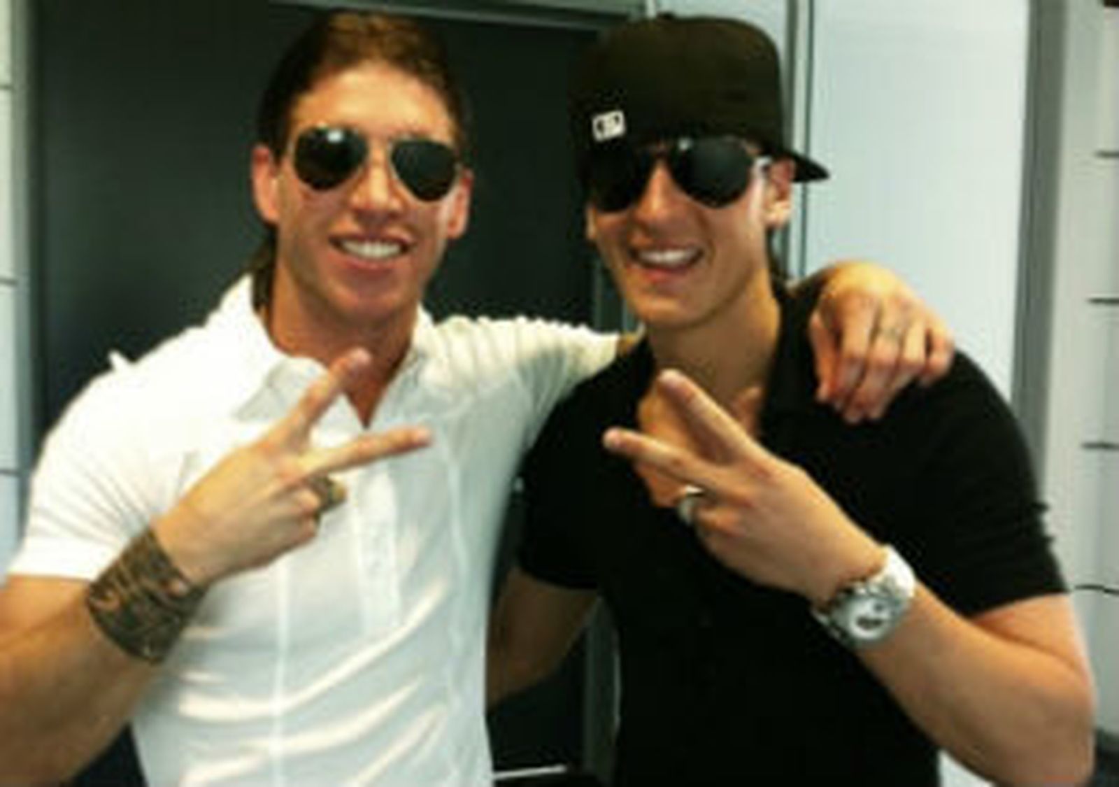 Sergio Ramos y Ozil