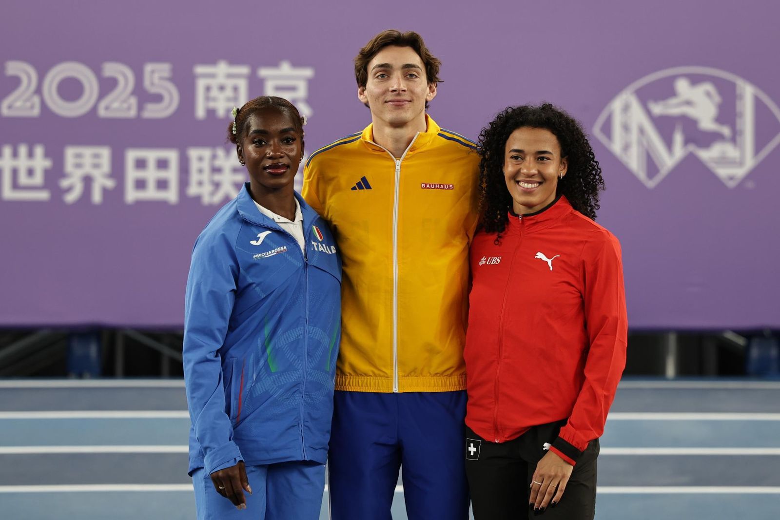Zaynab Dosso, Armand Duplantis y Ditaji Kambundji