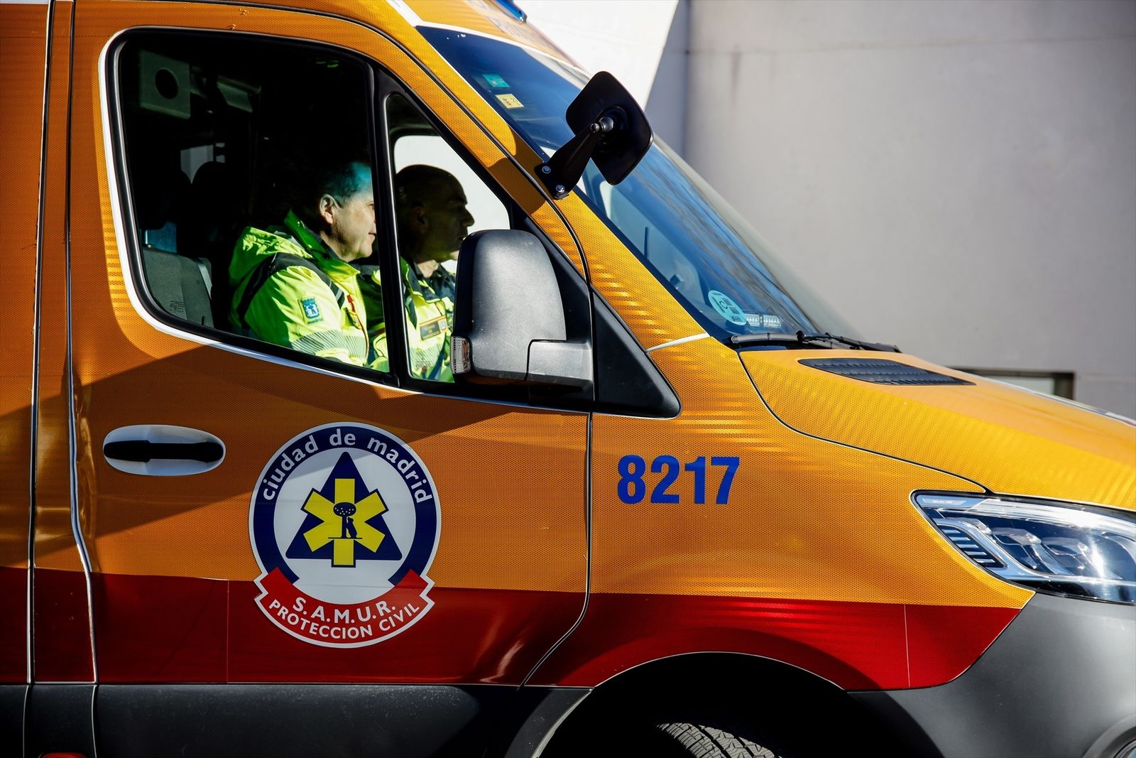 Ambulancia del SAMUR Protección Civil