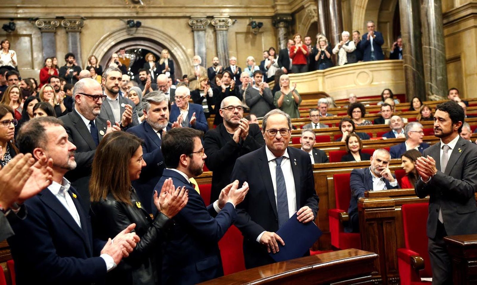 Torra afirma que seguirá si el Parlament lo avala: "Ha llegado la hora de plantarnos"