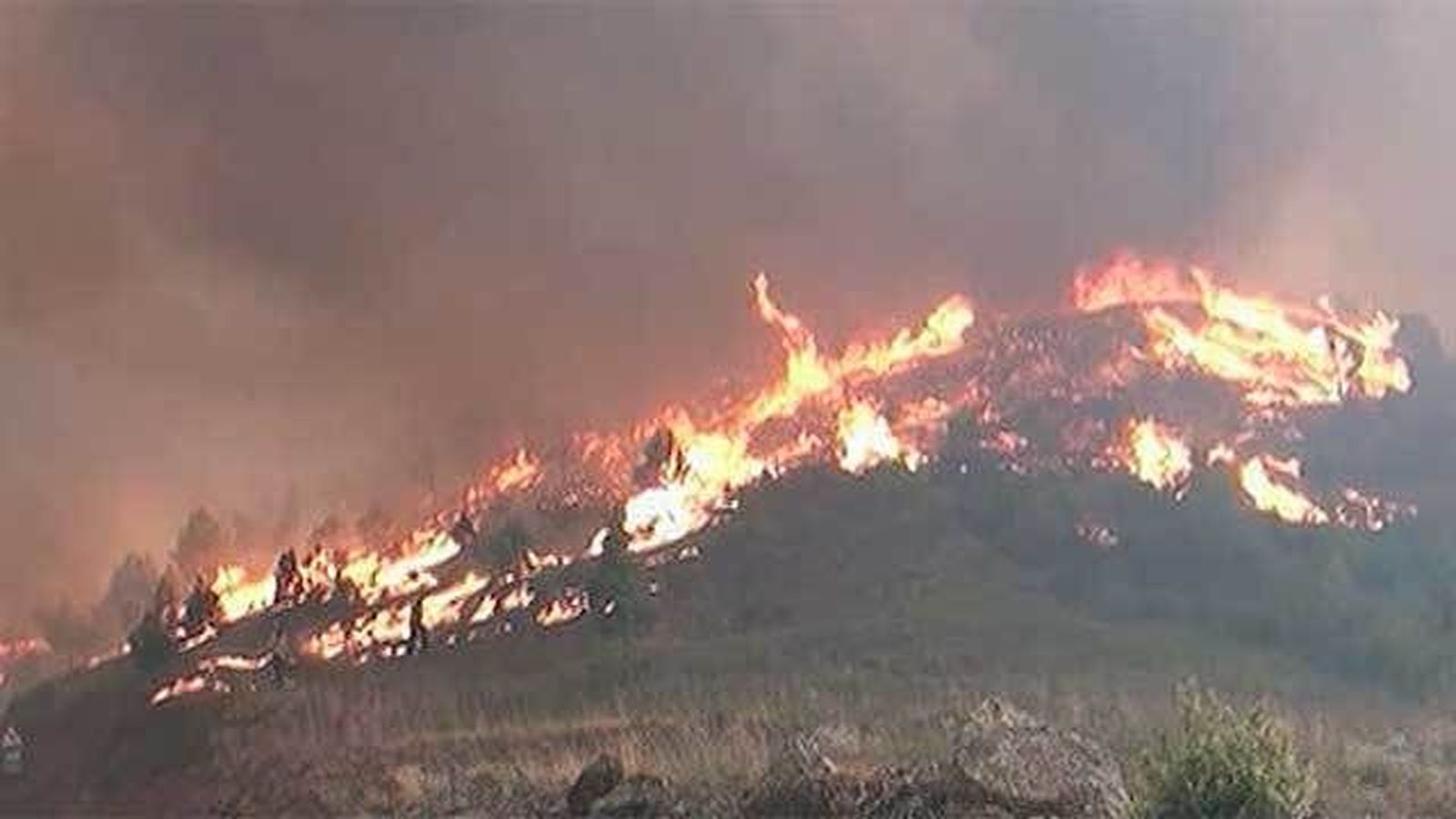 Imputado el propietario de una finca de Ódena por causar con una máquina el incendio