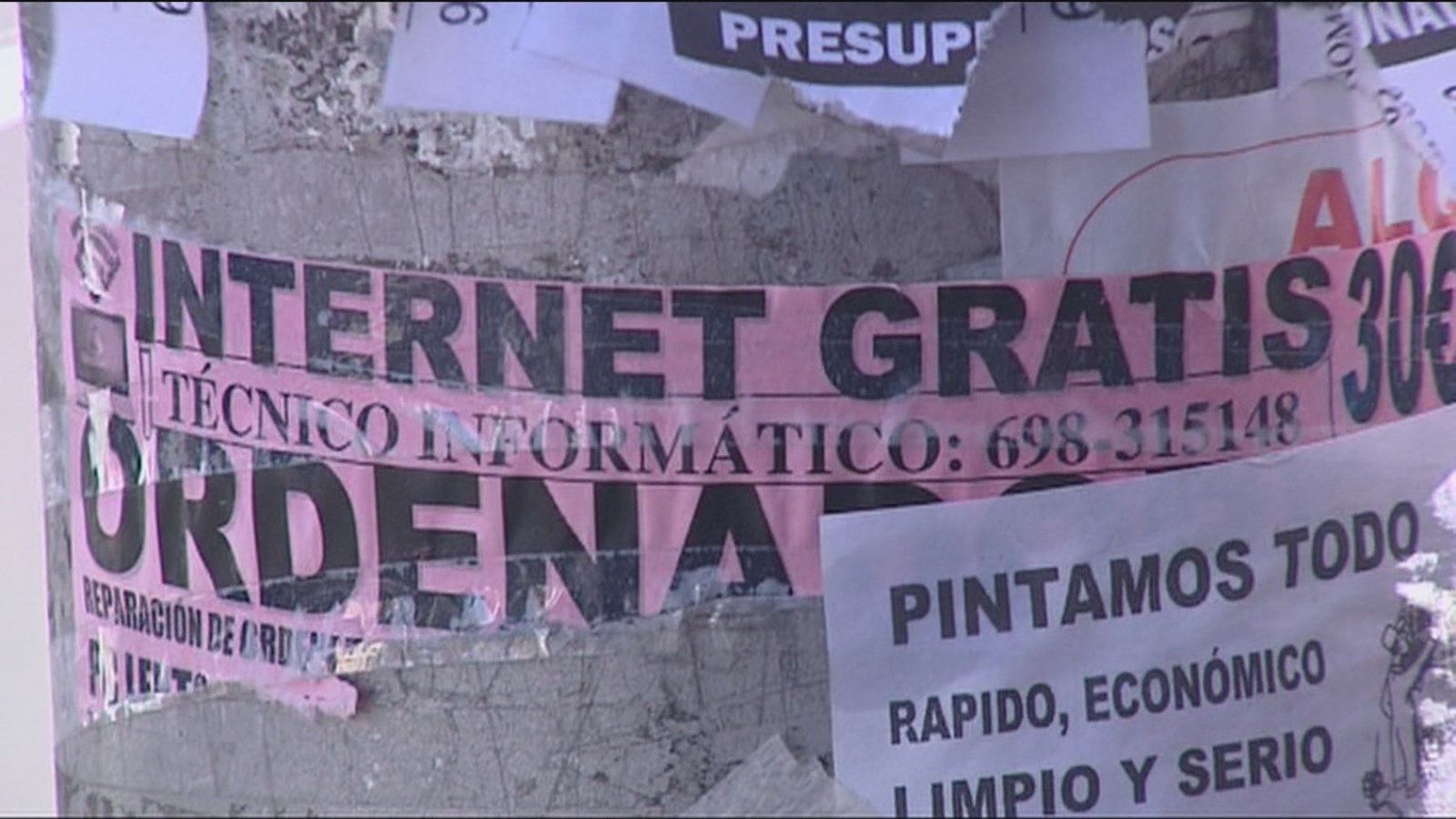 Multas de 750 euros por publicitarse en espacios públicos de Madrid