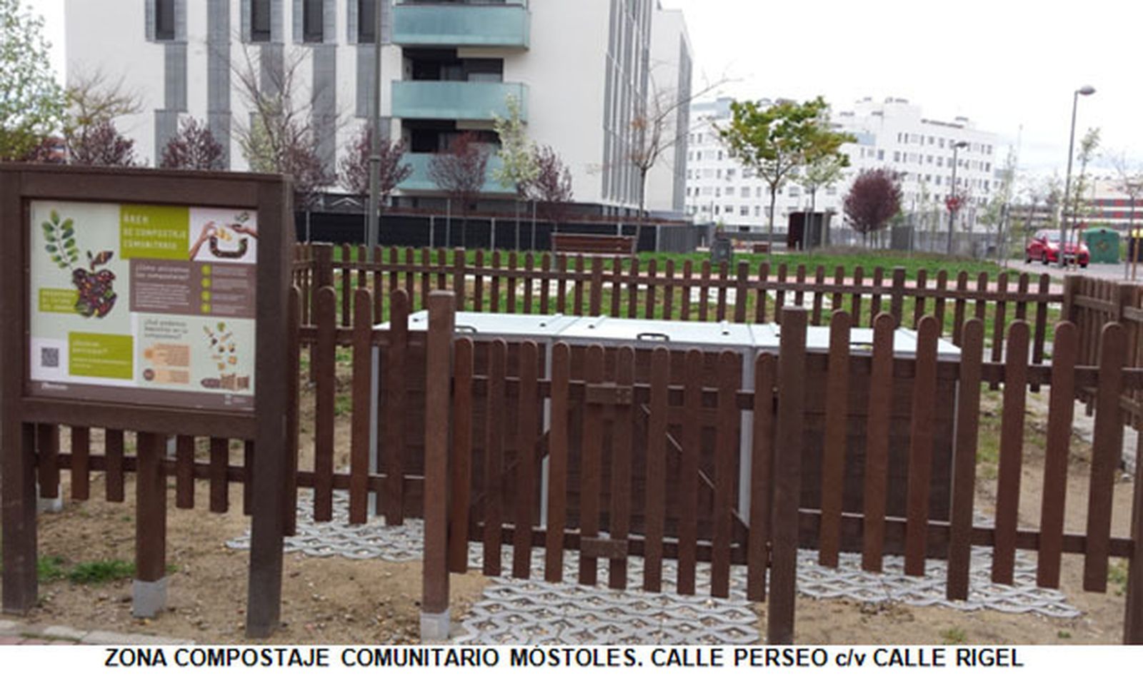 Móstoles instala un cuarto punto de compostaje de residuos en una iniciativa pionera