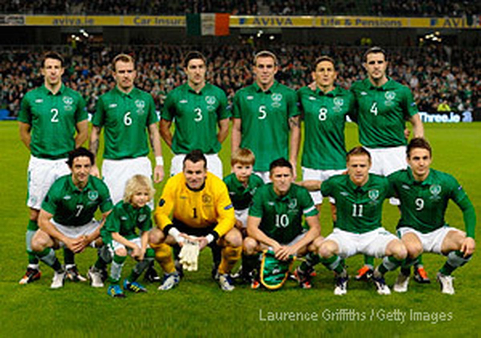 Selección Irlandesa Euro 2012