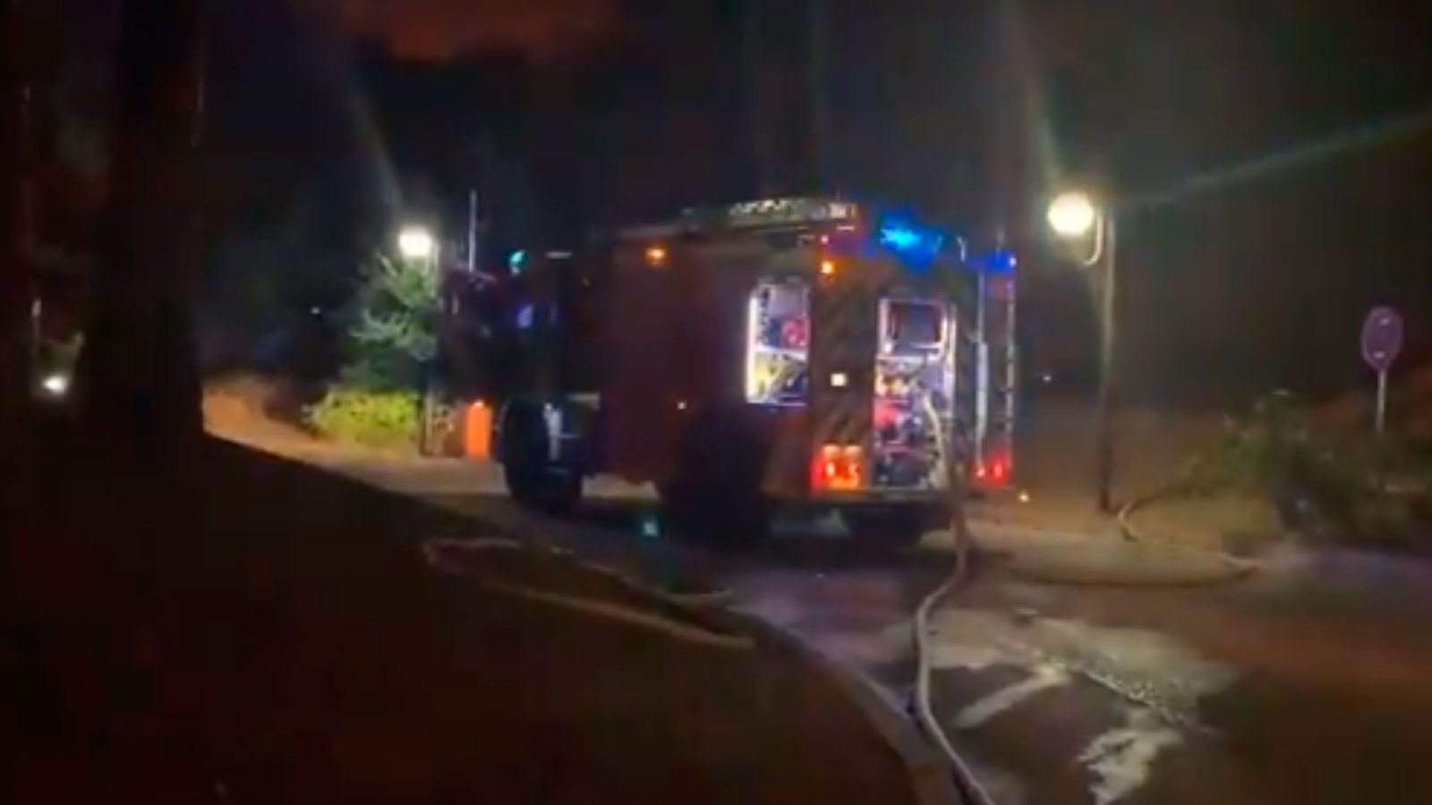 Incendio en la Dehesa de la Villa