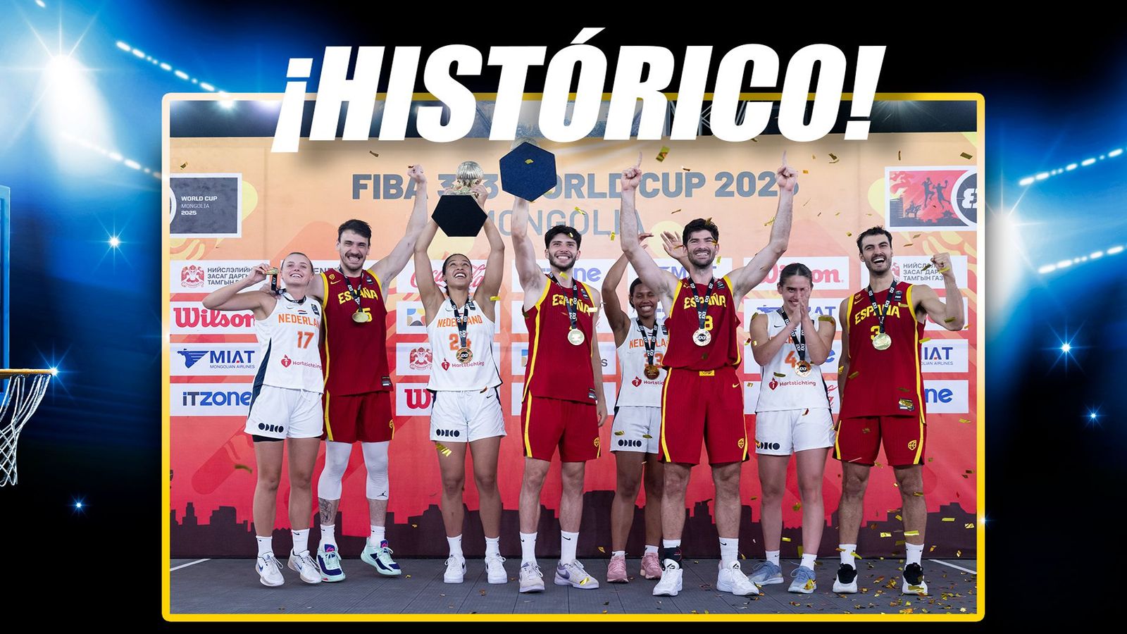 España se corona por primera vez campeona del mundo de 3x3