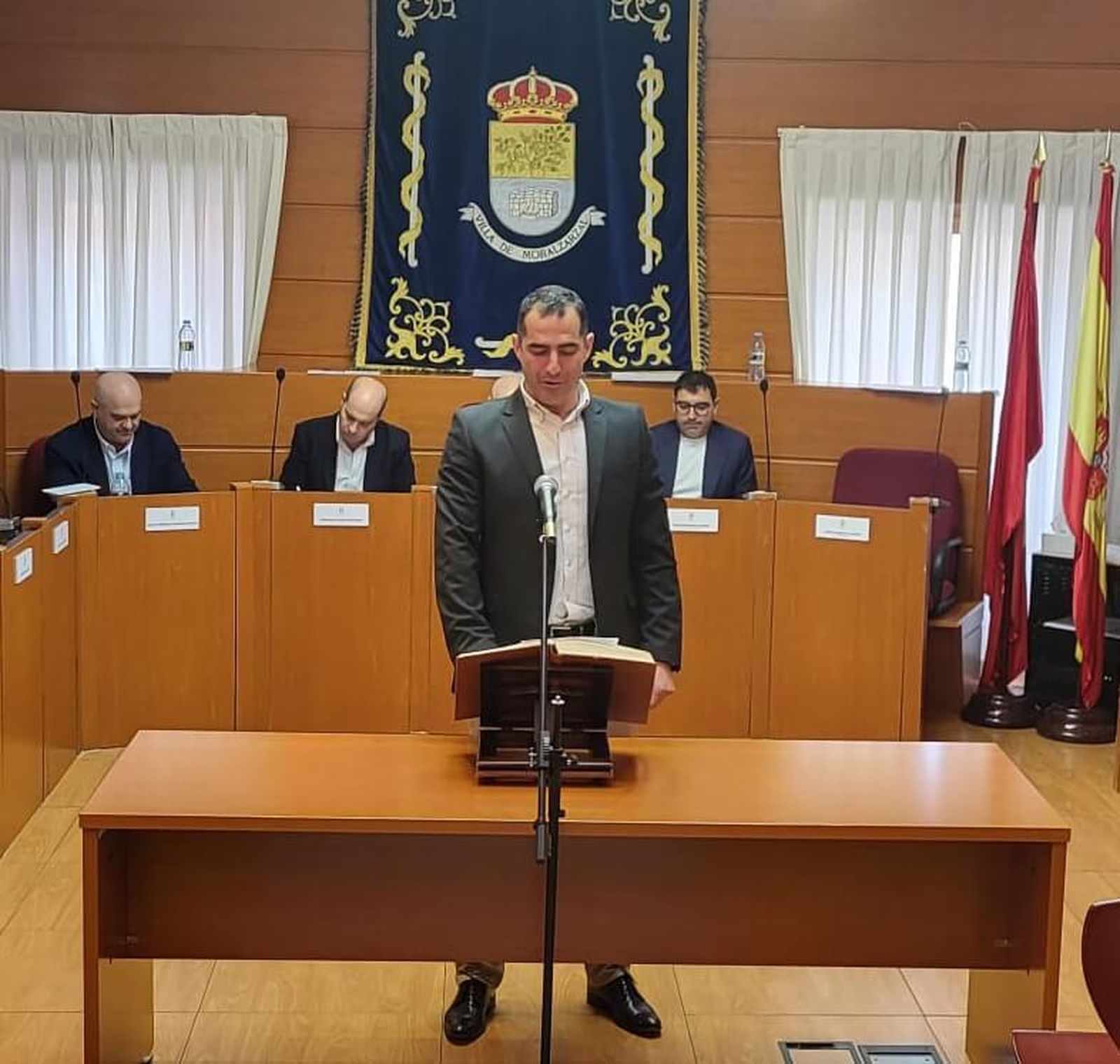 Ignacio Melero (PP), toma posesión como nuevo concejal de Moralzarzal