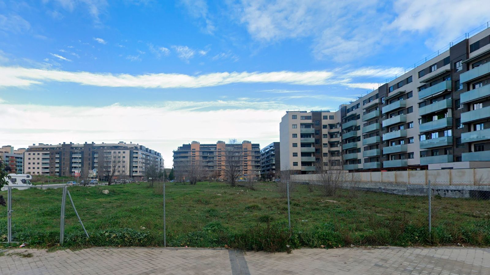 Parcela de Rivas Vaciamadrid donde la Comunidad de Madrid construirá 136 viviendas destinadas a alquiler asequible
