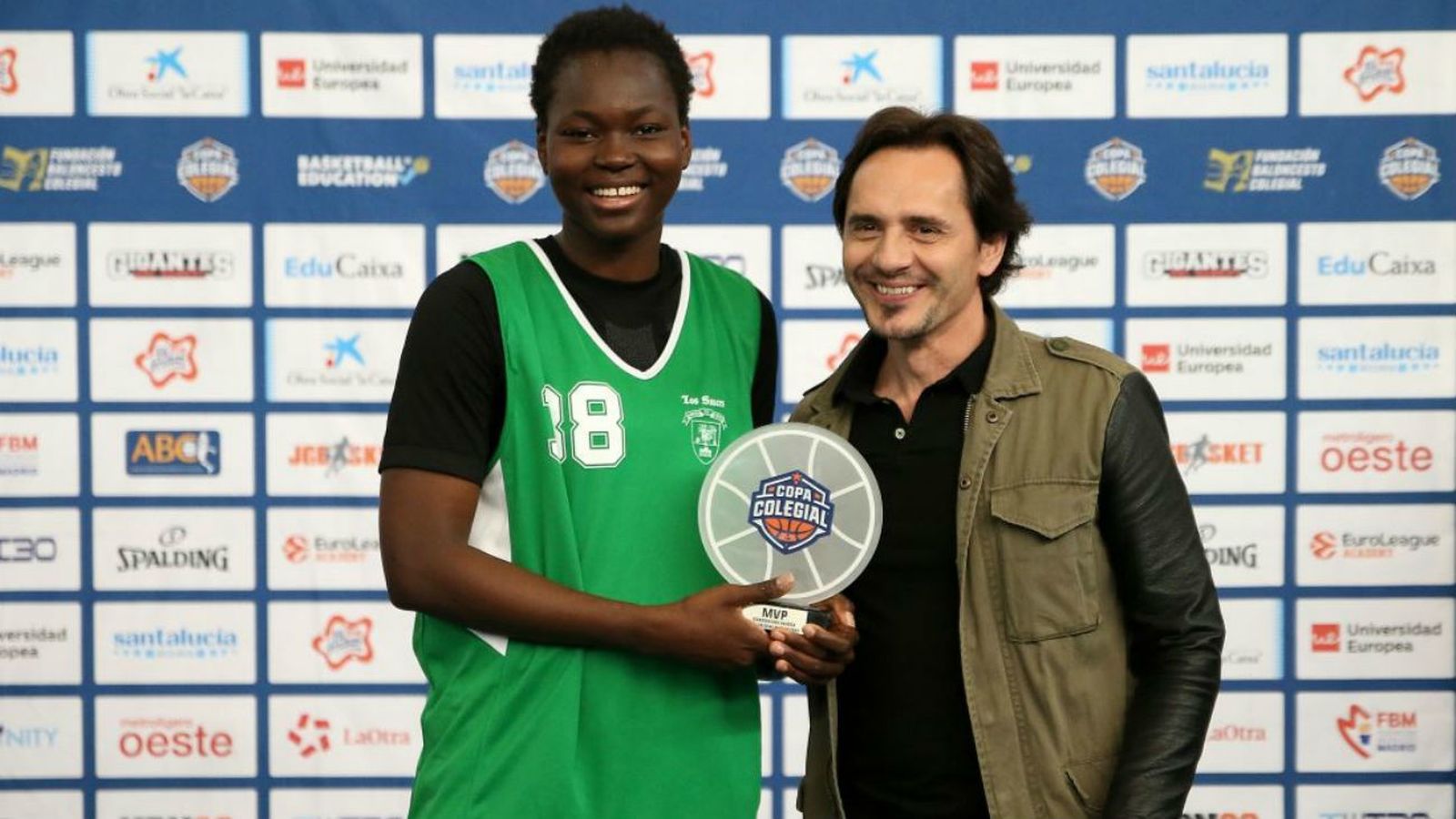 Aminata Sangaré y Javier Callejo