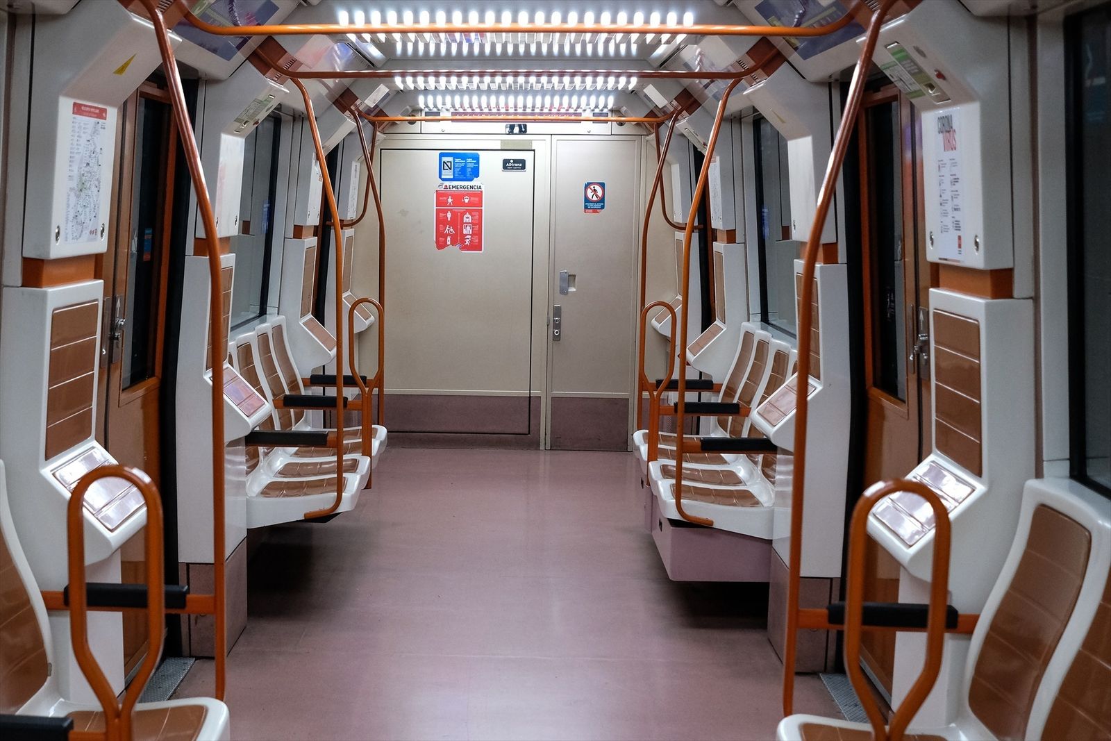 Vagón de metro de Madrid